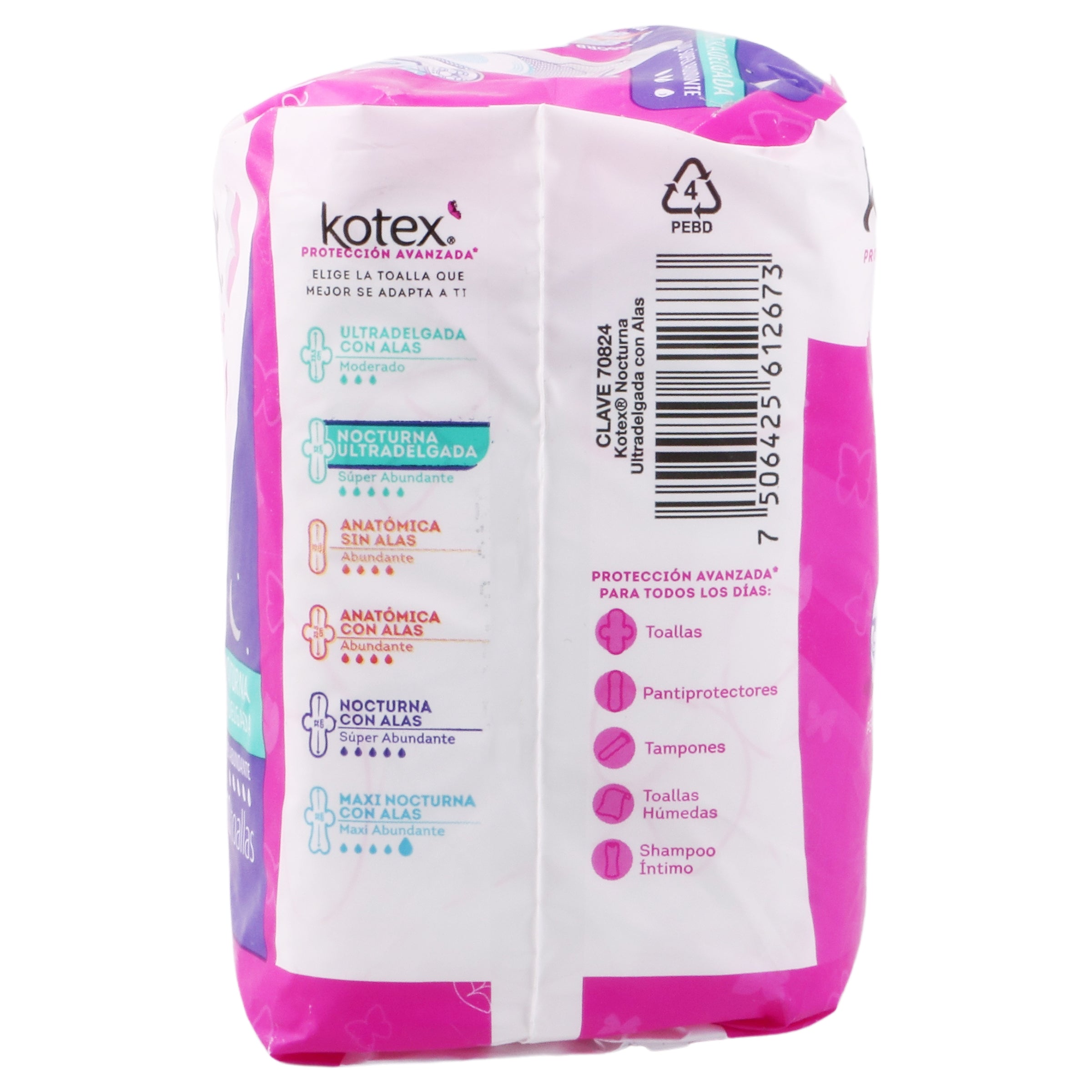 Toallas Sanitarias Kotex Nocturna Ultra Delgada Con 10 Piezas-5