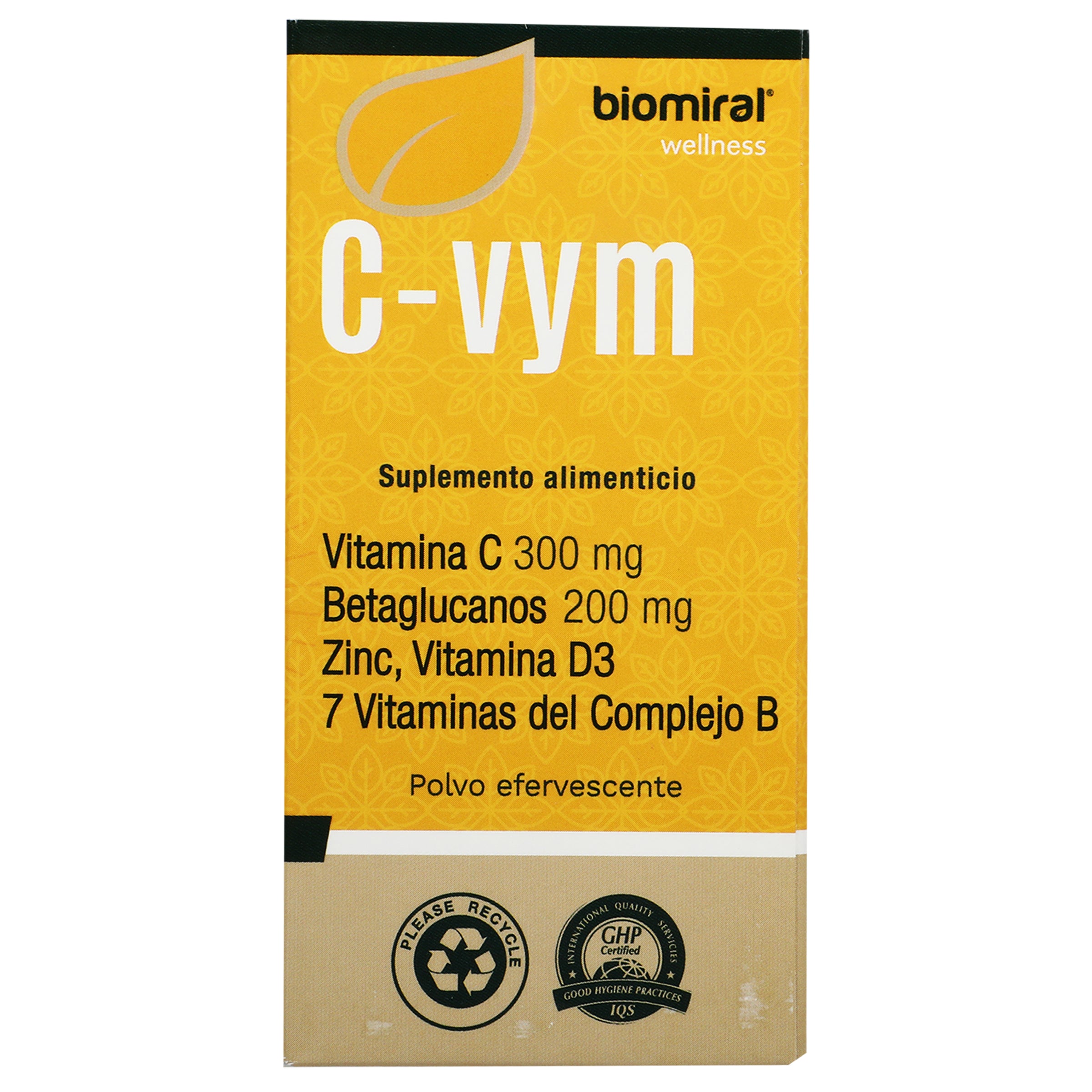 C-Vym (Vitamina Con Betaglucanos/Zinc Y Vitamina D3 Con 10 Sobres-4