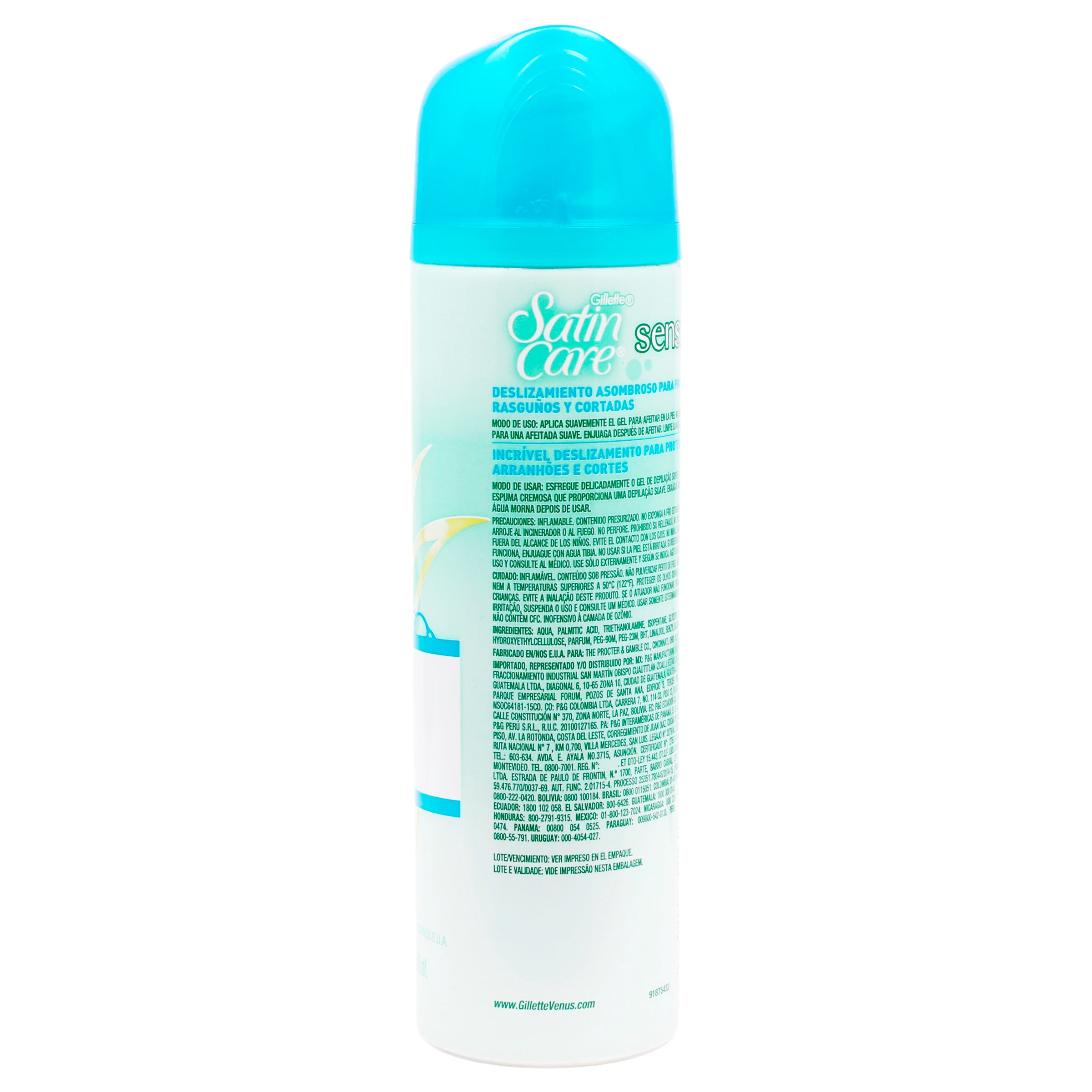 Gel Afeit Satin/Care Piel Sens 198 G-4