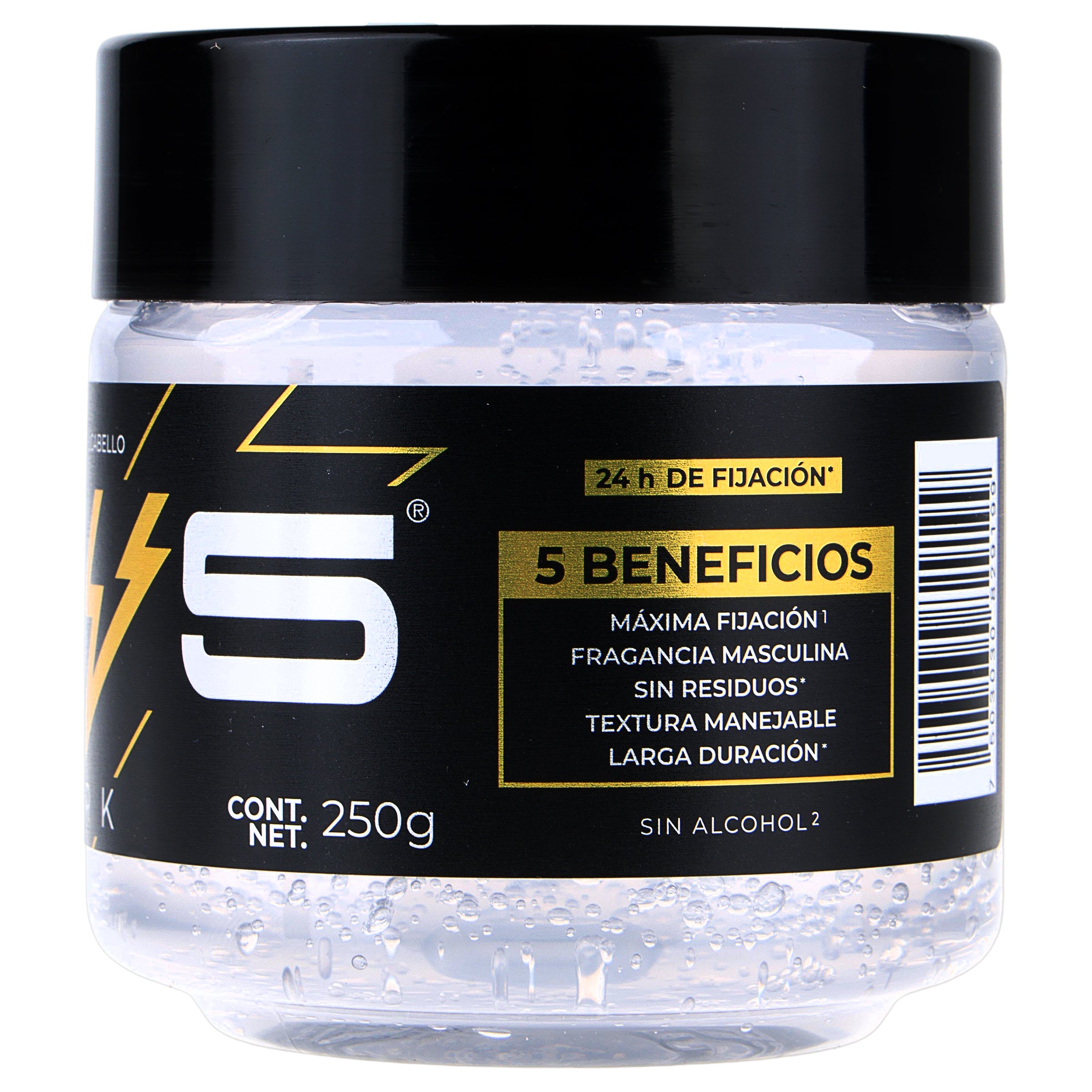 Gel Fijador Para Cabello Zeus Dark 250 Gr-5