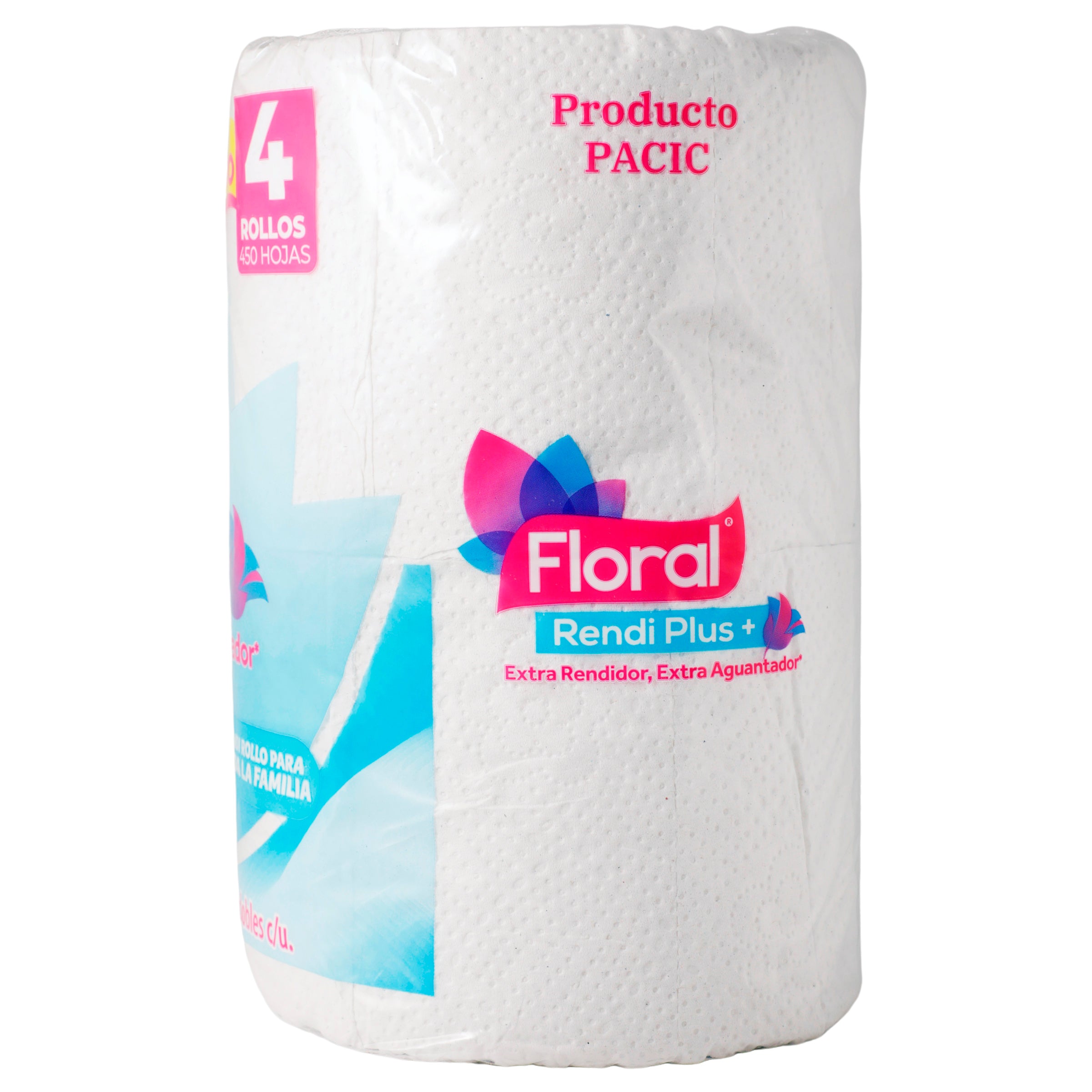 Papel Higienico  Floral Rendi Plus + Con 4 Piezas-5