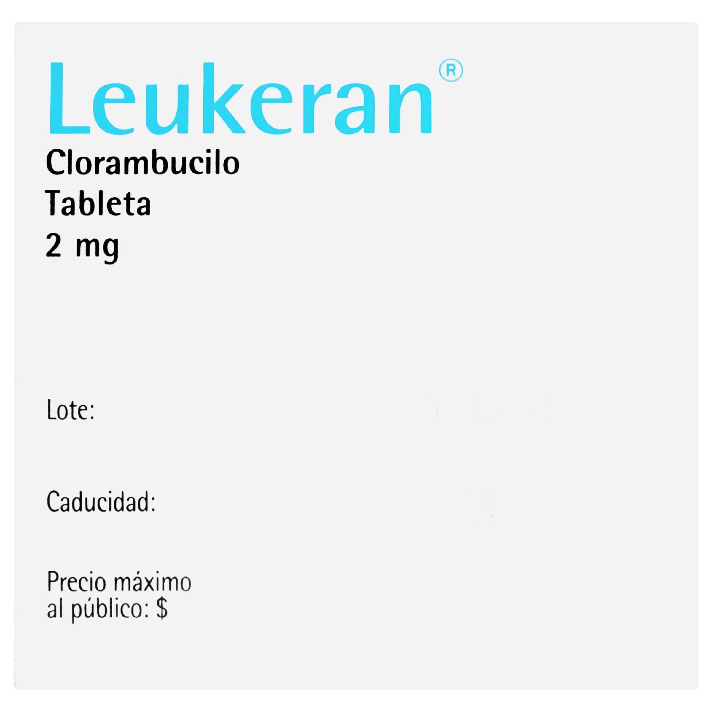 Leukeran 2 Mg Tabletas Con 25-5