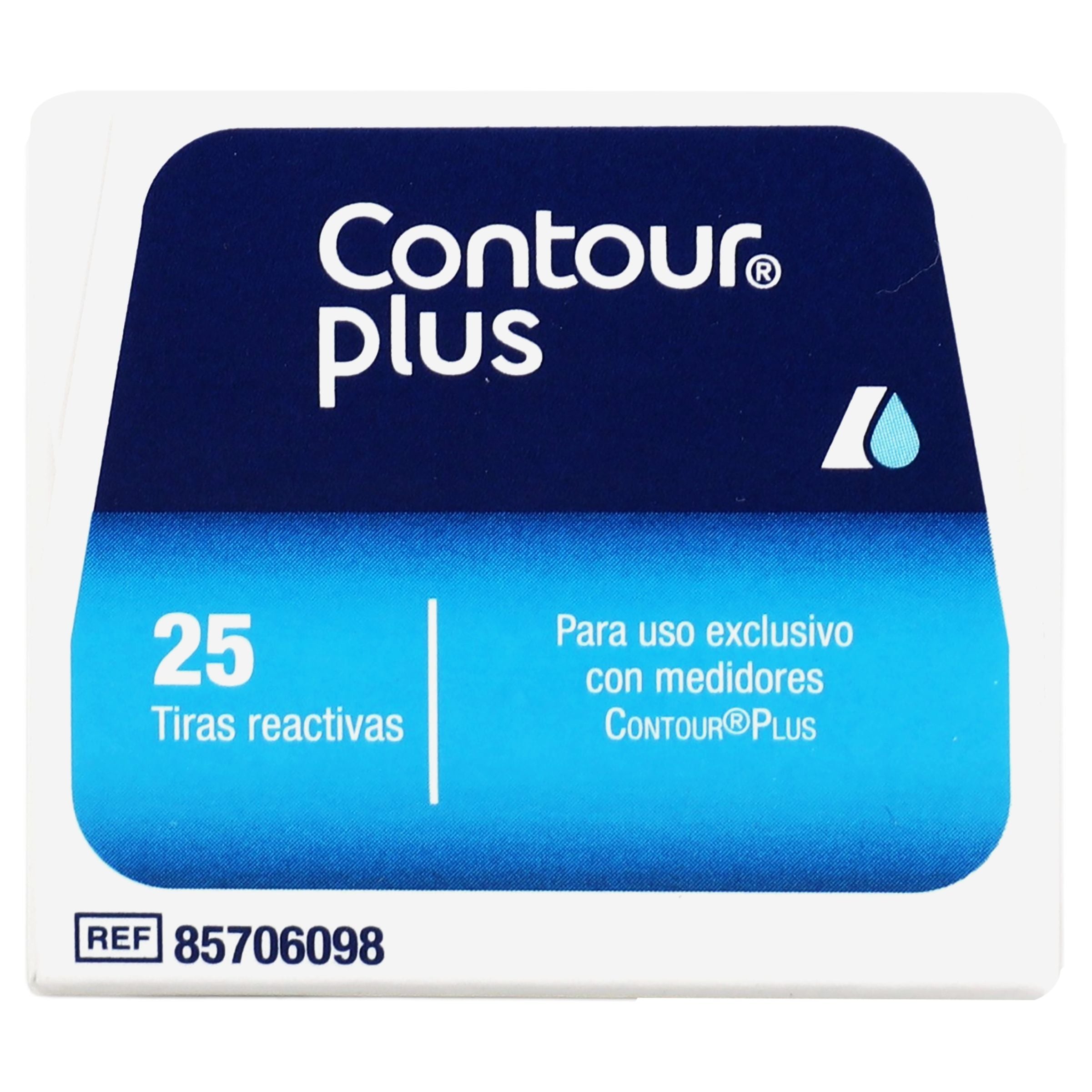 Contour Plus Tiras Reactivas Con 25 Piezas-5