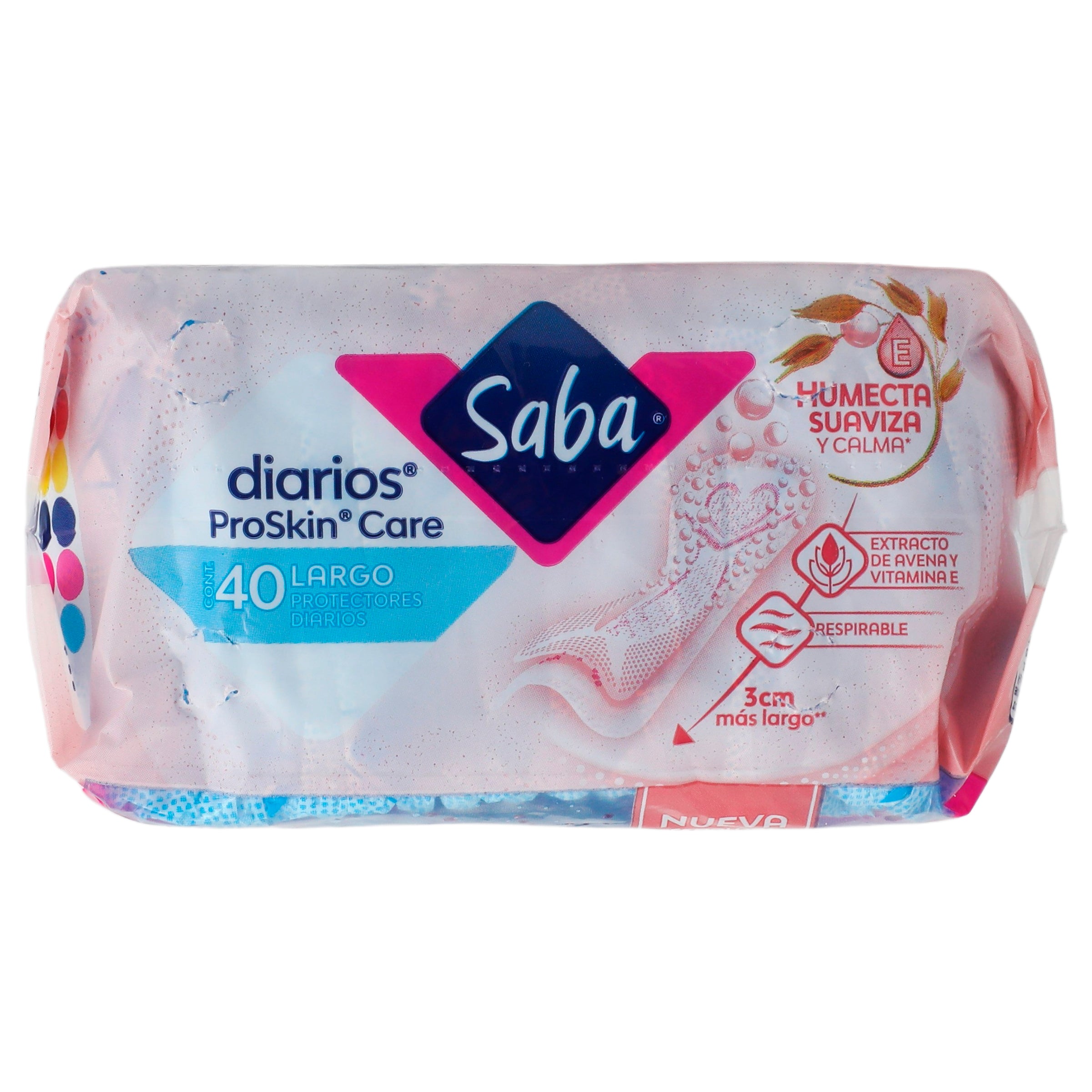 Panty Protectores Saba Diarios Largos Con 40-6