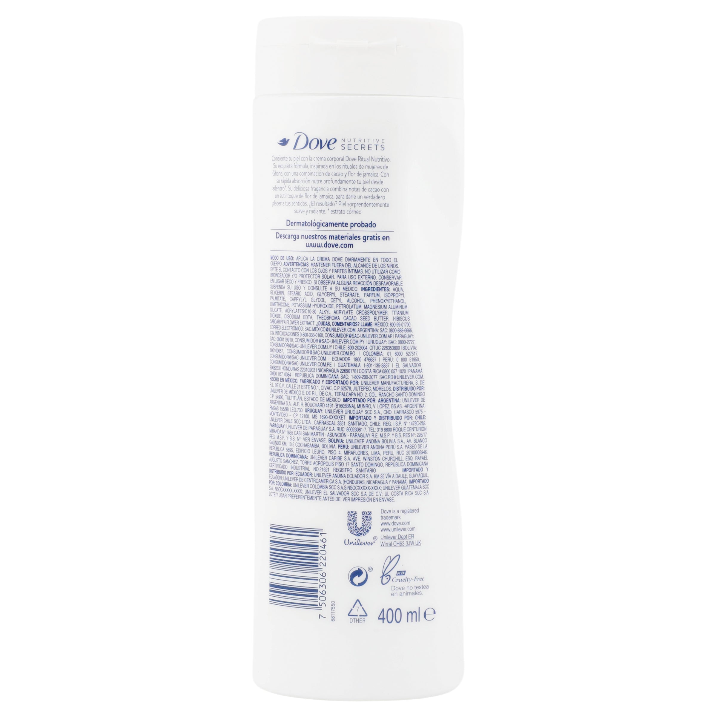 Crema Dove Corp Secre R-Nutri 400 Ml-7