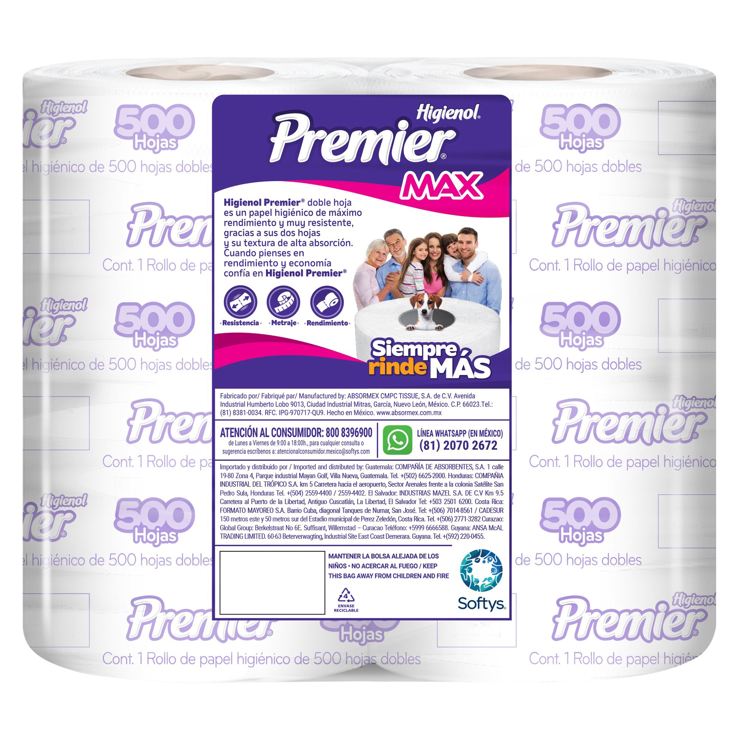 Papel Higienico Premier Max Con 4 Rollos-6