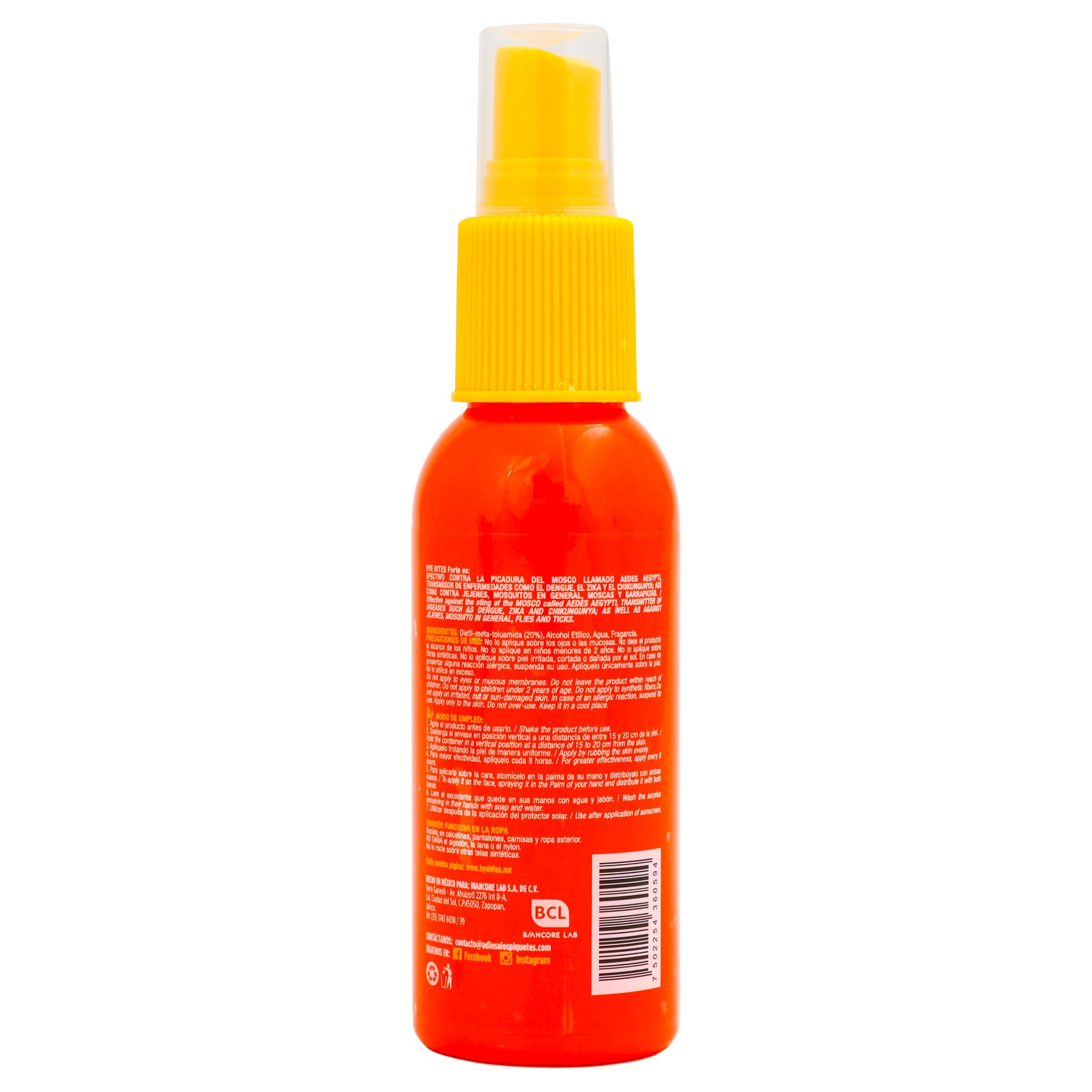 Repelente Bye Bit Fort Spray  100 Ml-7