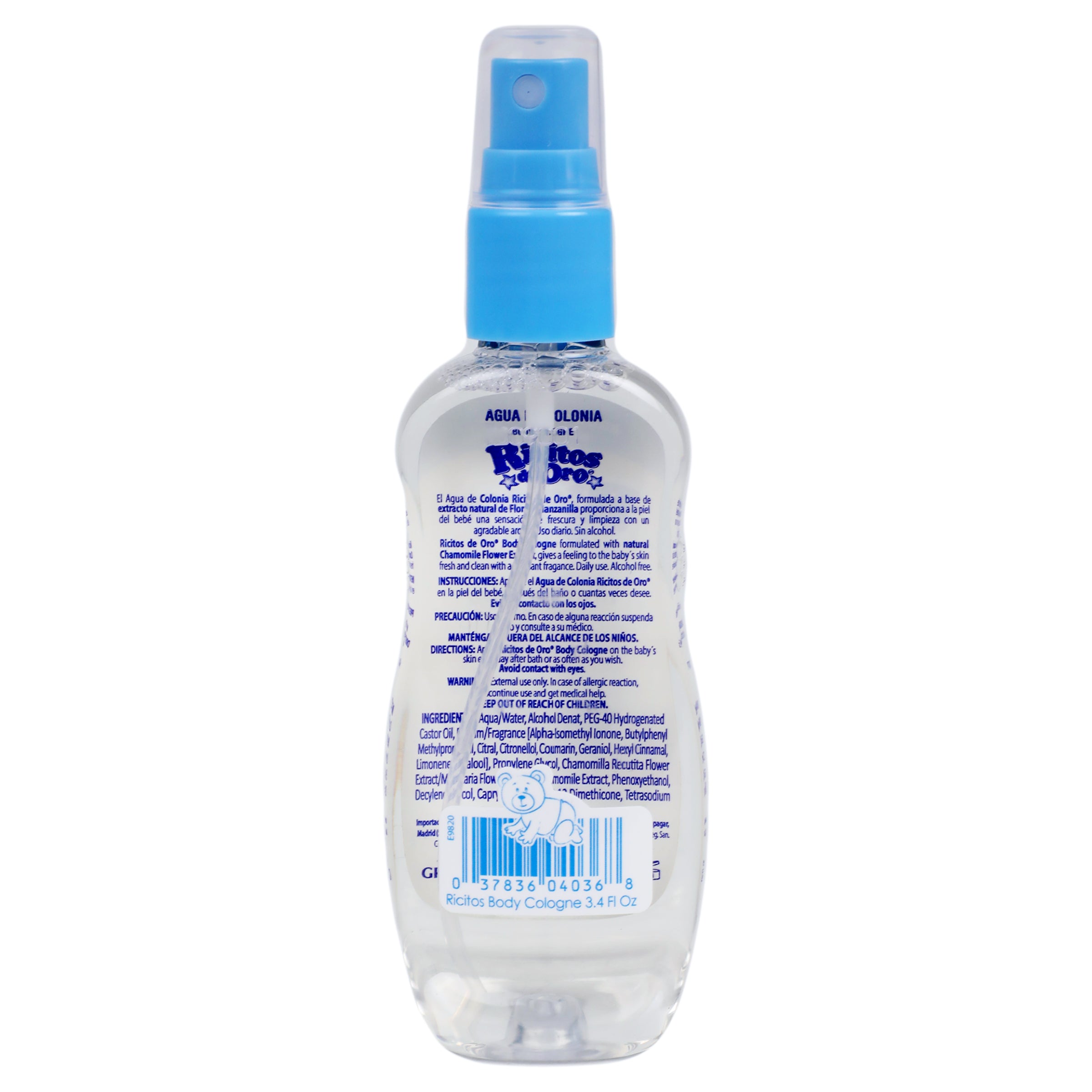 Agua Colonia Ricitos Oro Spray  100 Ml-7