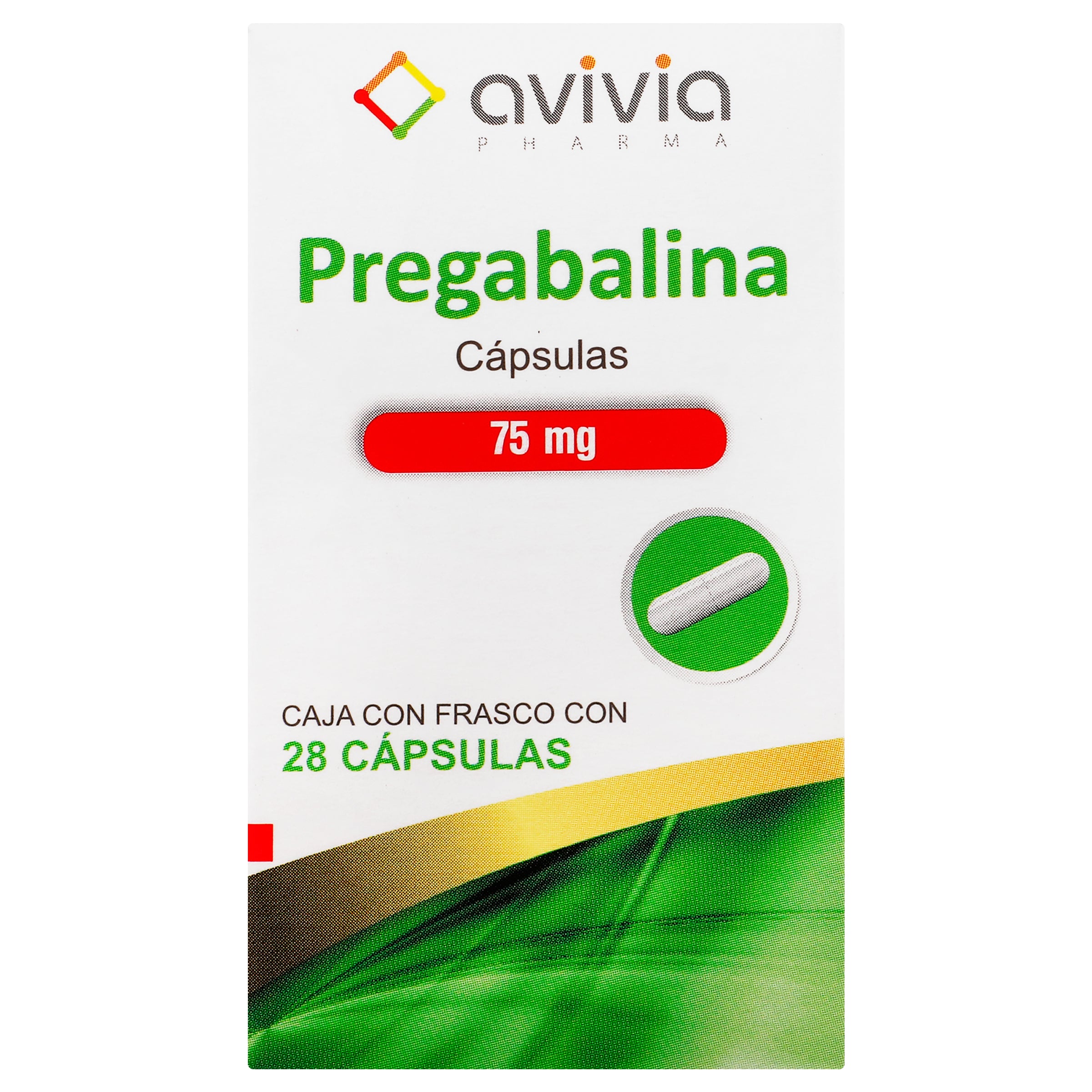 Gabadiol (Pregabalina) 75 Mg Capsulas 28 Sbl-4