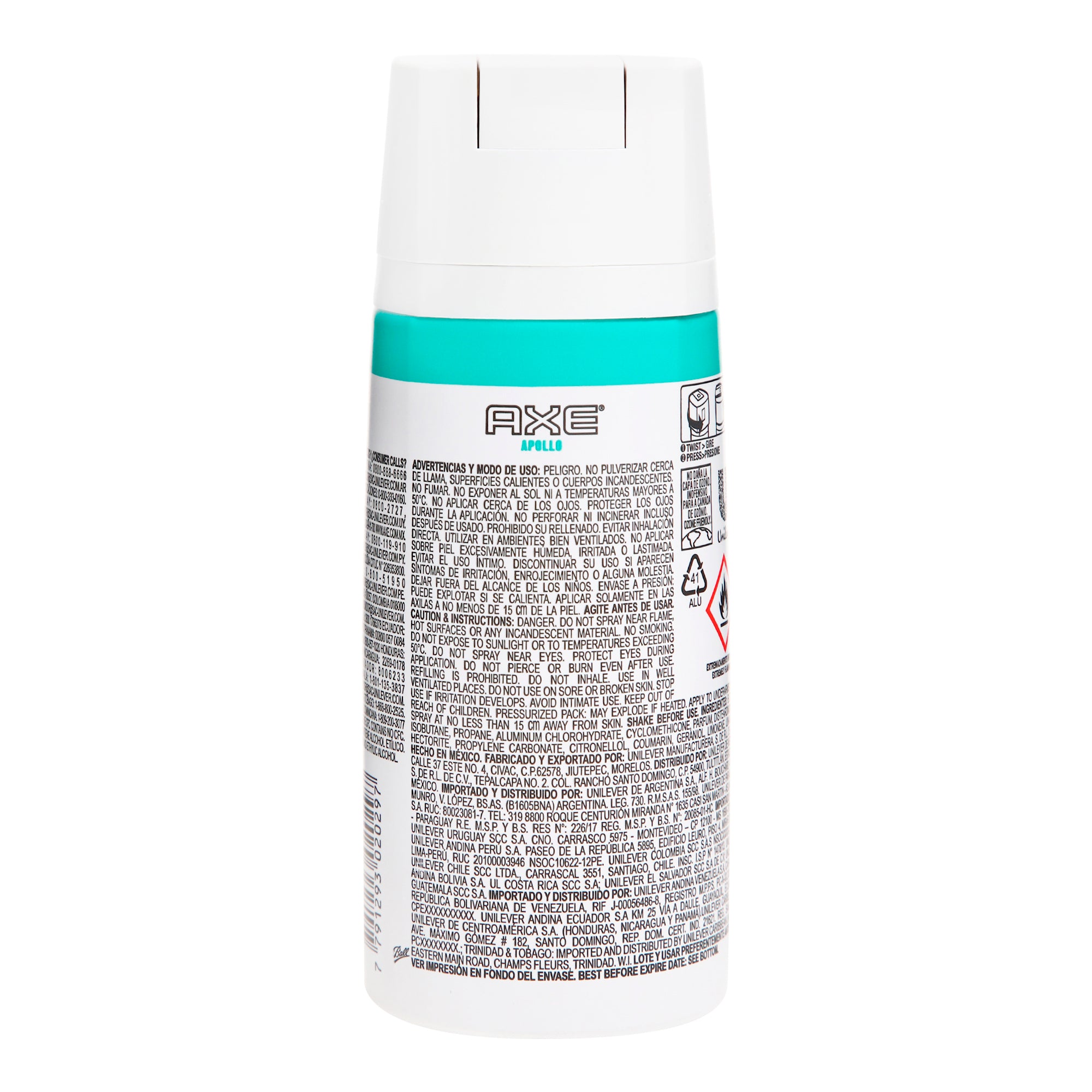 Desodorante Axe Seco Apollo Spray  152 Ml-5