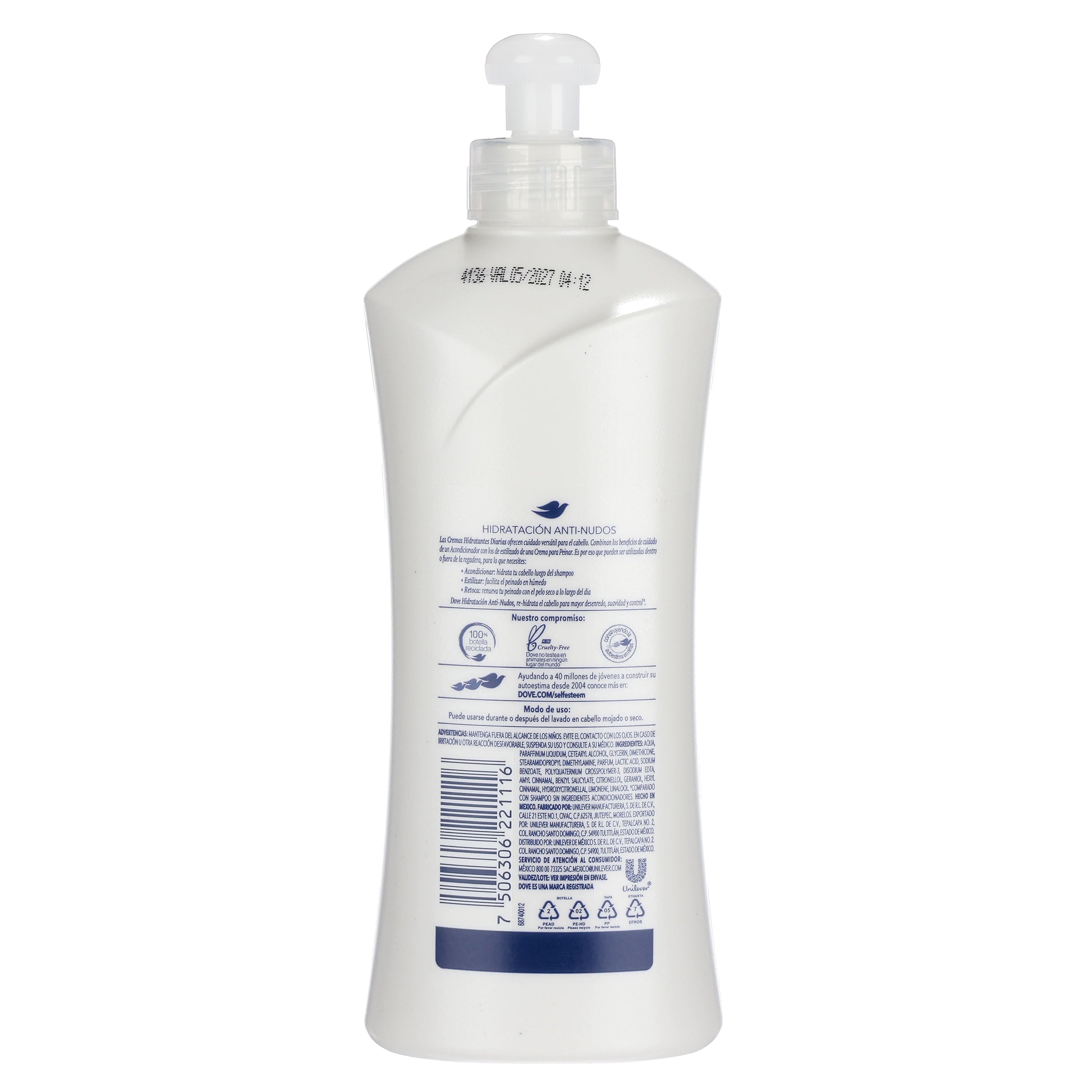 Crema Dove Hidra Anti-Nudos 300 Ml-7