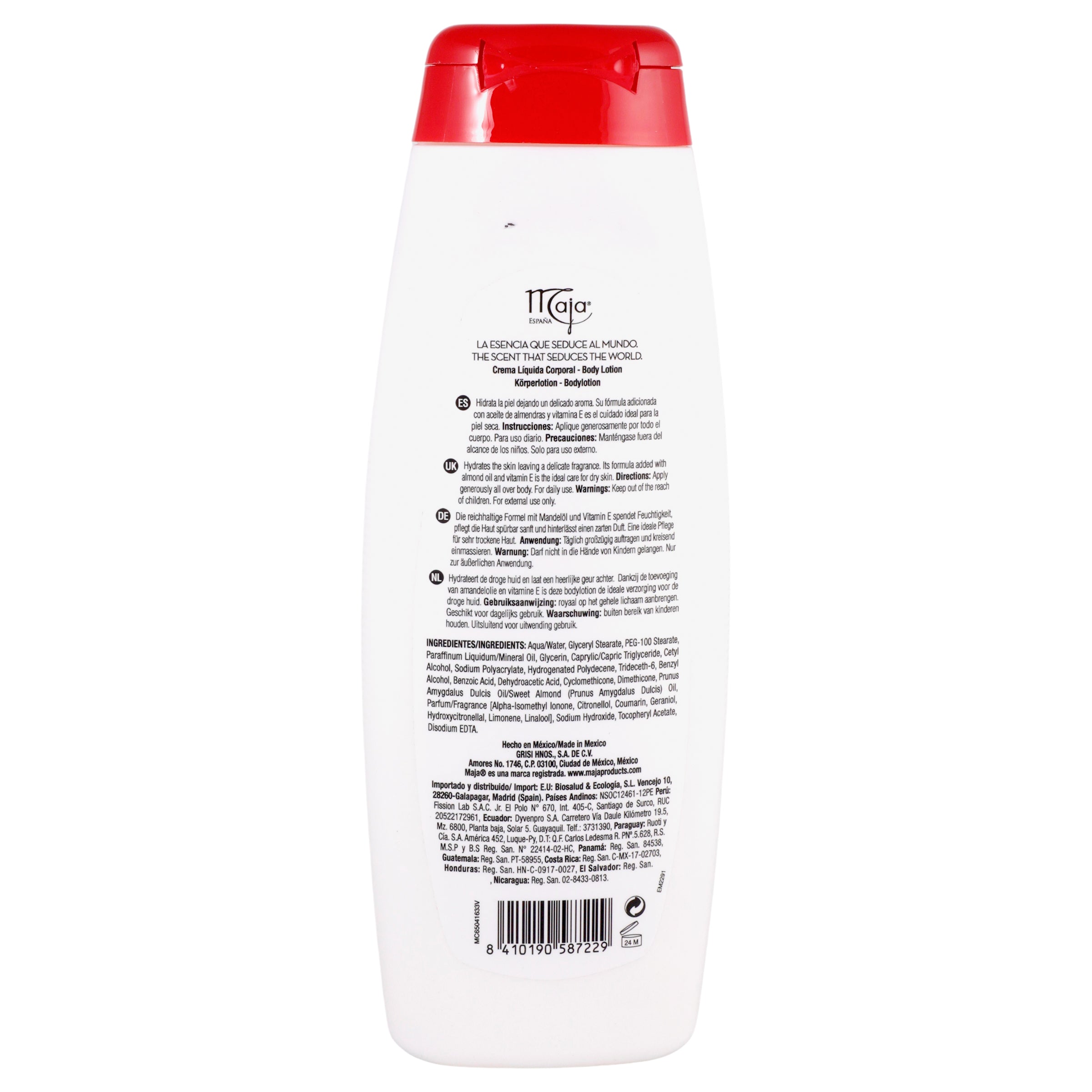 Crema Maja Liquida Hidratante  Piel Extra Seca 400Ml-7