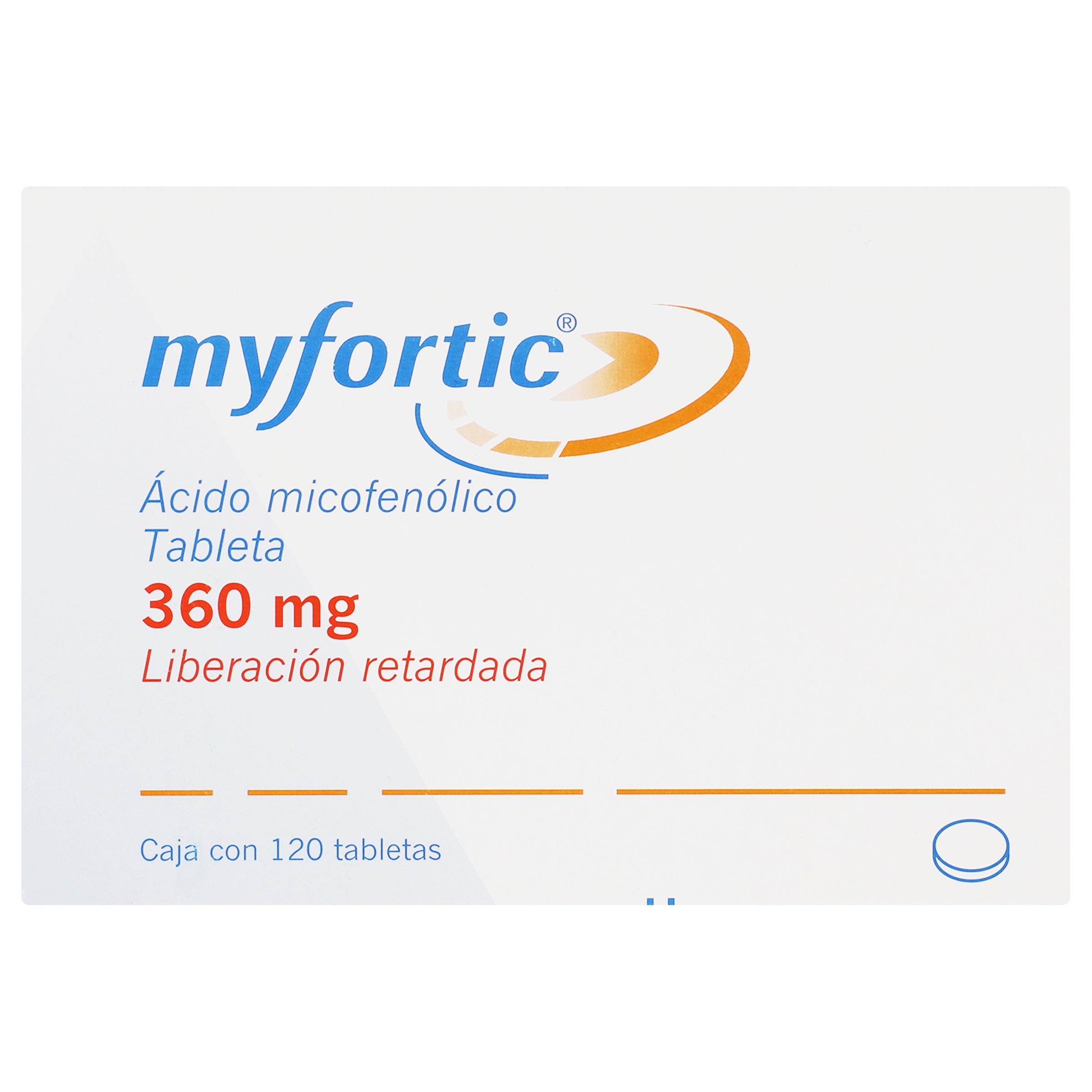 Myfortic 360 Mg Grageas Con 120-6