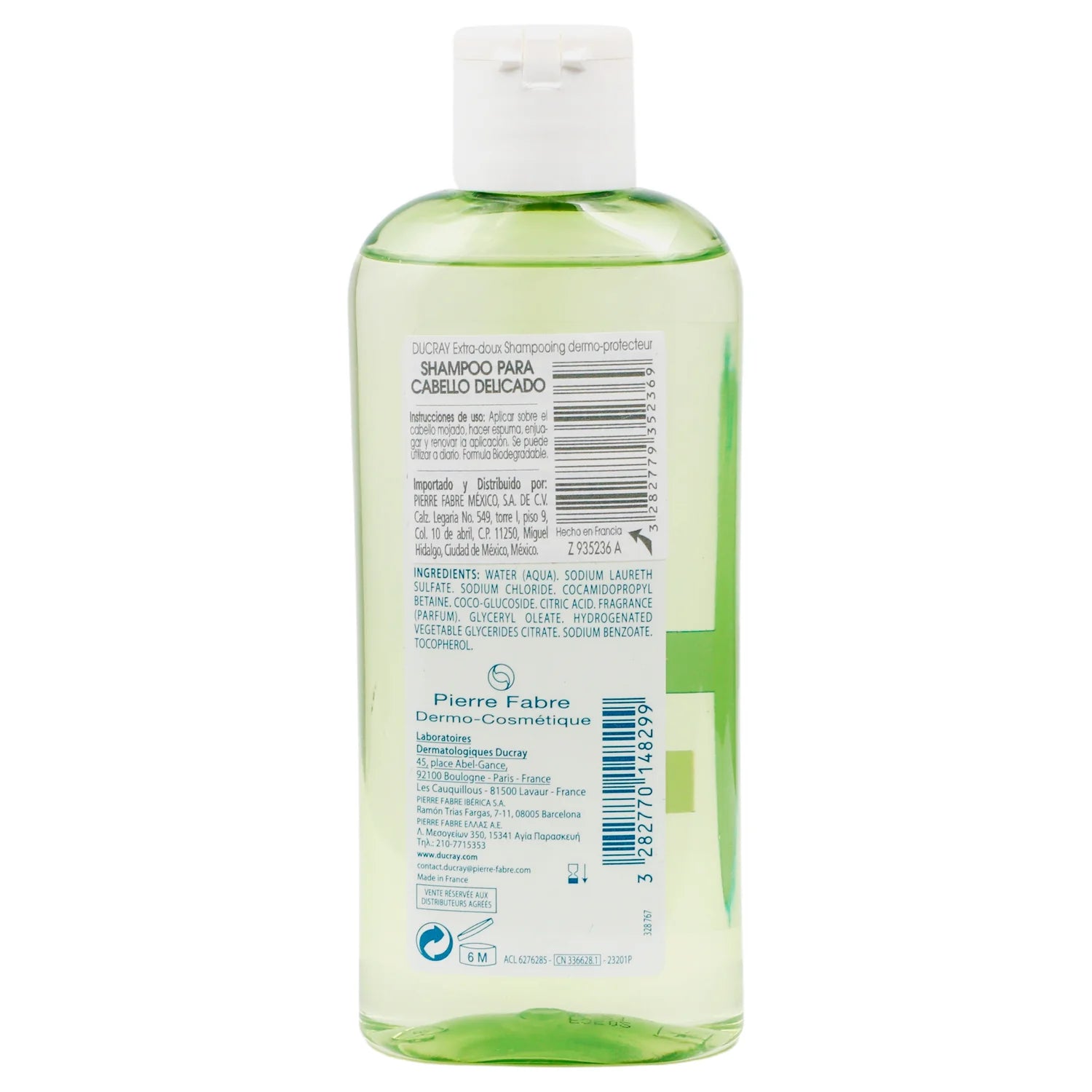 Ducray Shampoo Dermoprotector Extra-Suave 200 Mililitros
