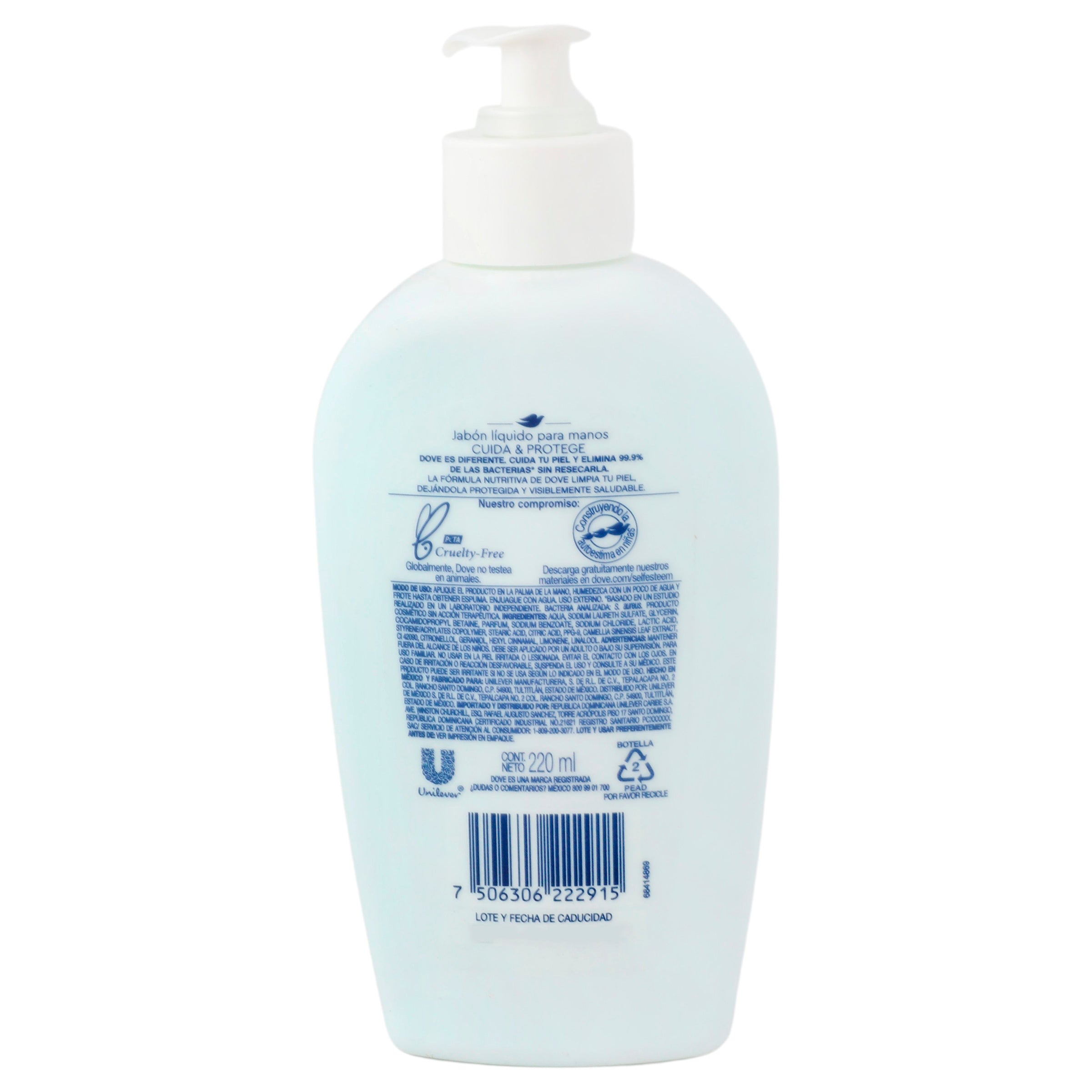 Jabon  Liquido Dove C-Prot Antib Man 220 Ml-7