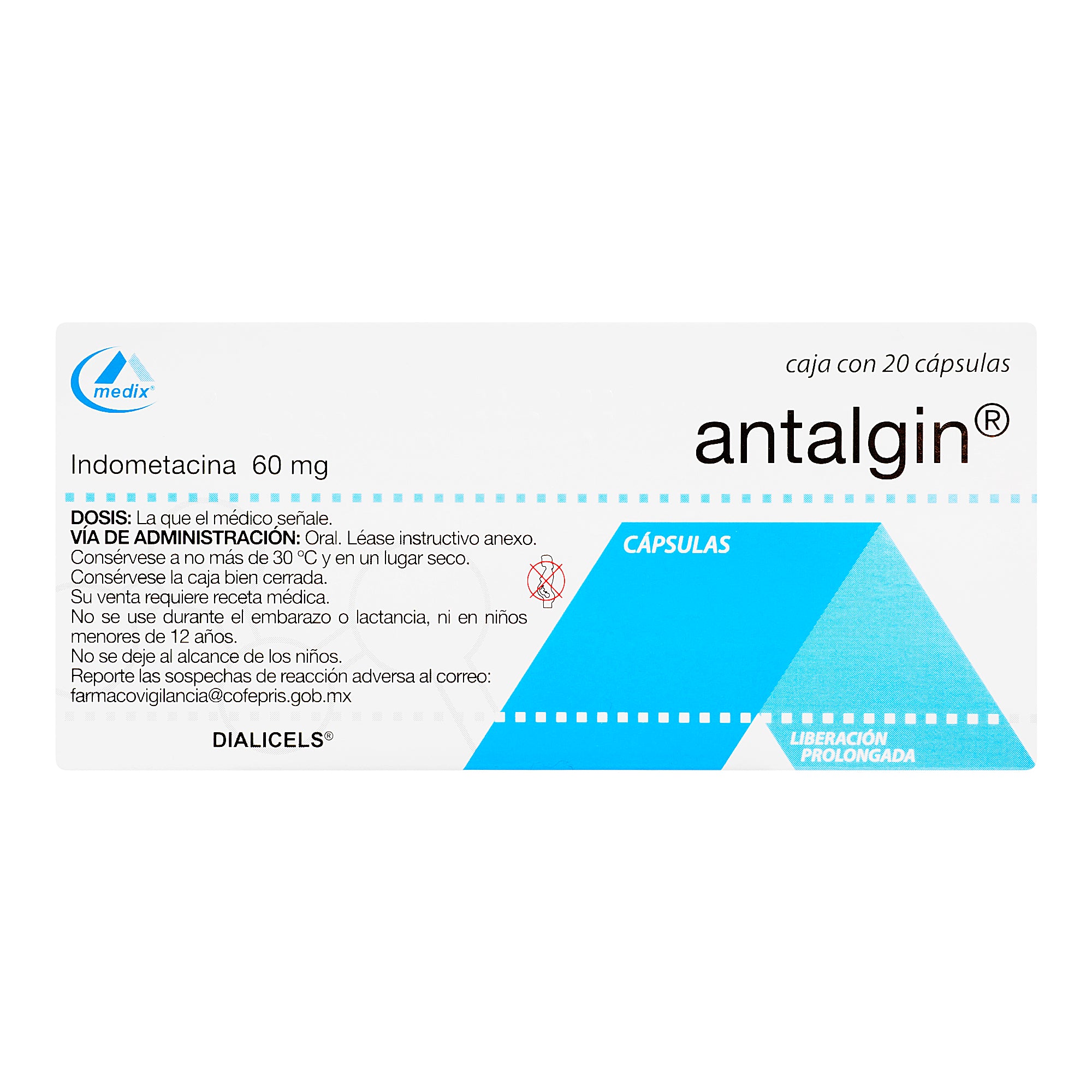 Antalgin 60 Mg Con 20 Capsulas-5