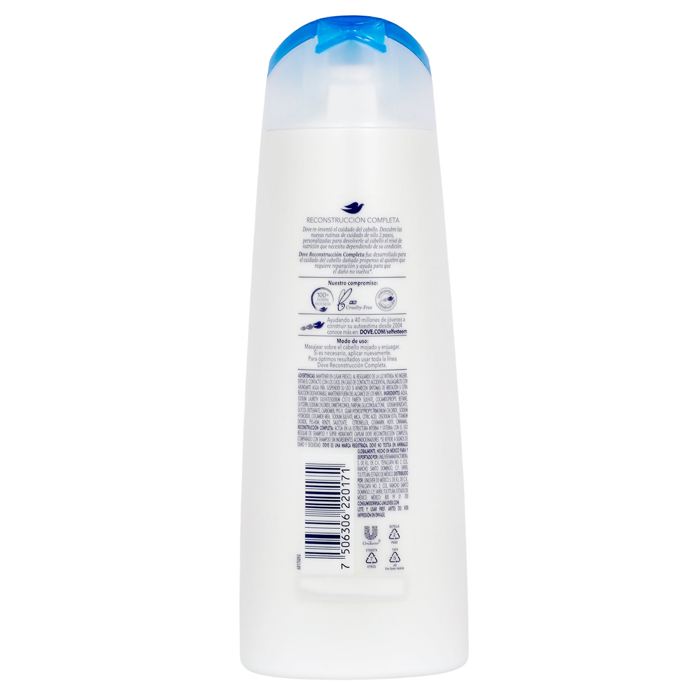 Shampoo Dove Reconstru Completa 180 Ml-7