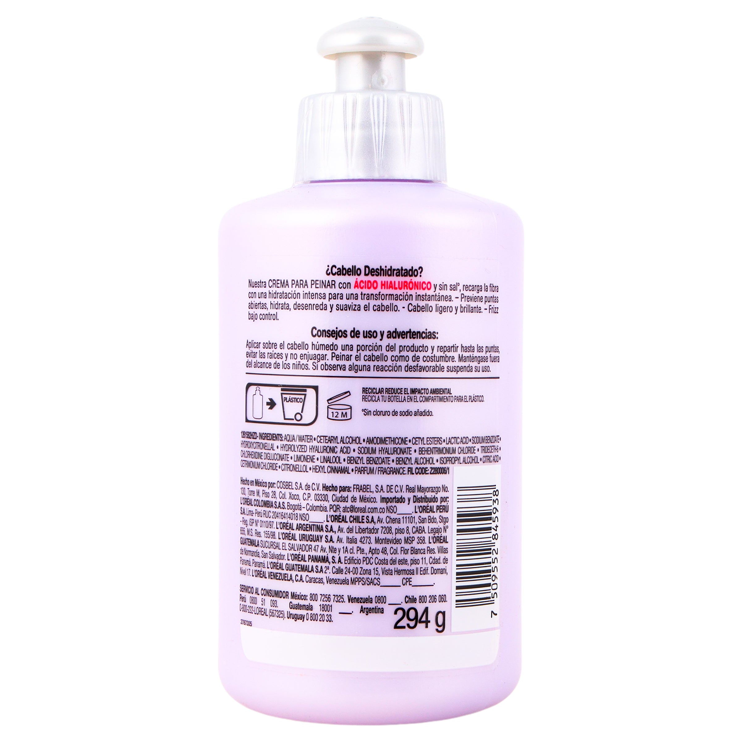 Cra Elvive Para Peinar Hialuronico 300 Ml-8