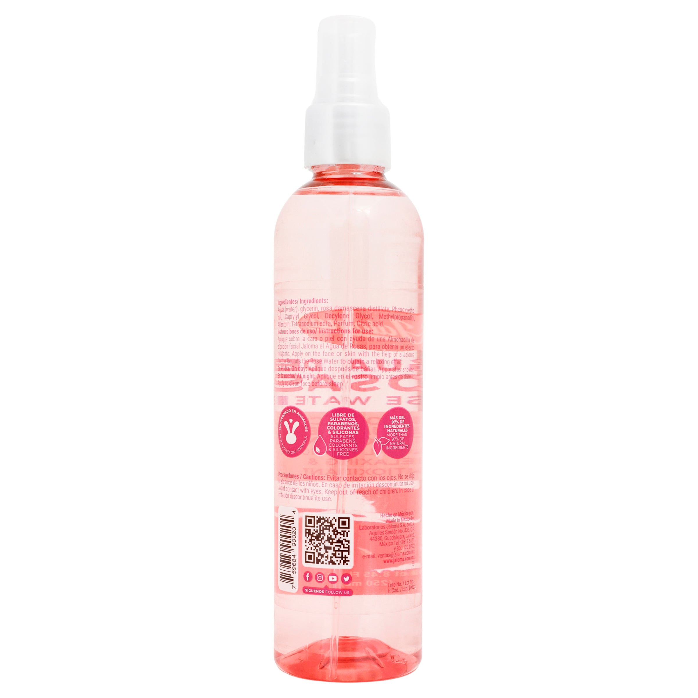 Jaloma Agua De Rosas 250 Ml-4