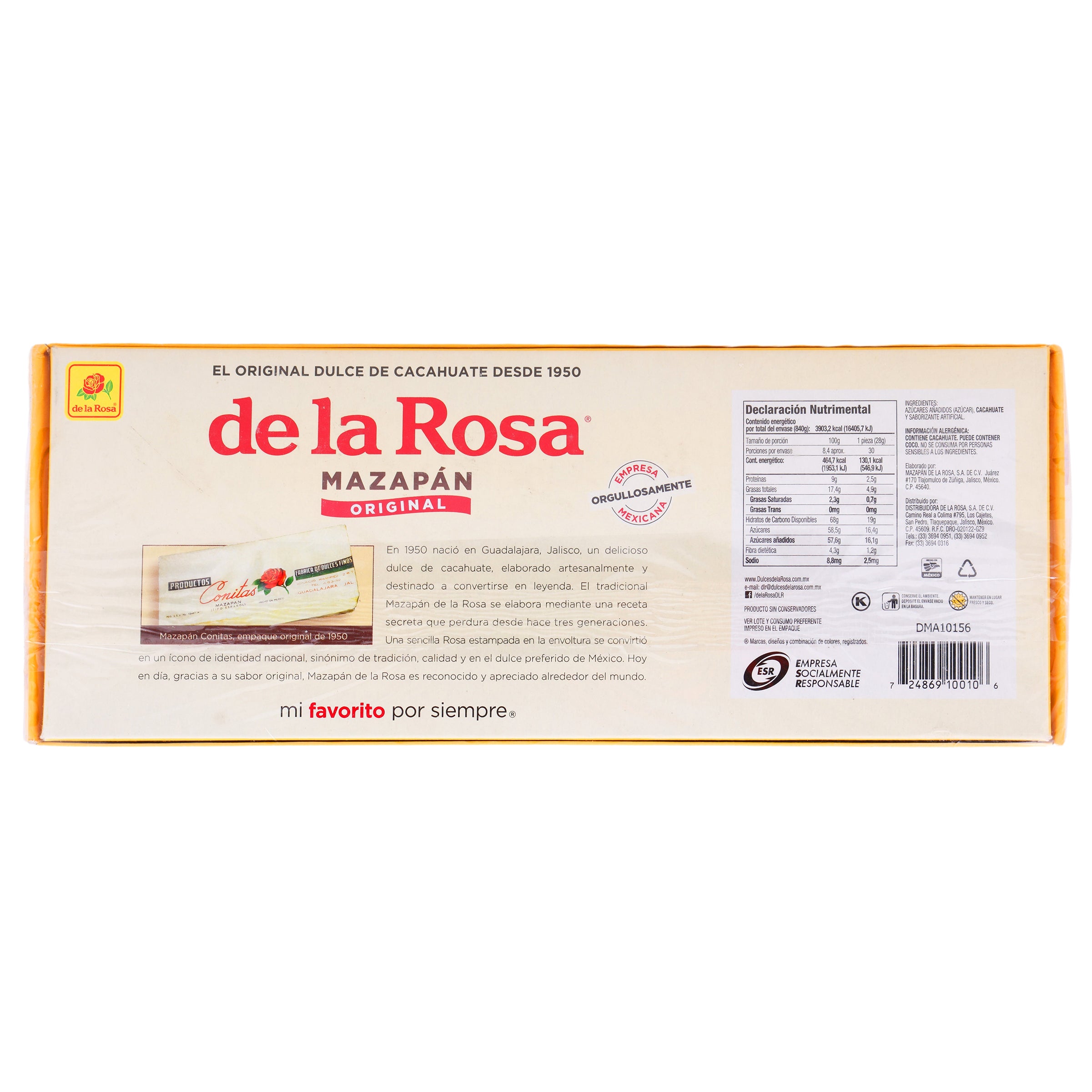 Exh Mazapan La Rosa Con 30 Piezas 28 G-7