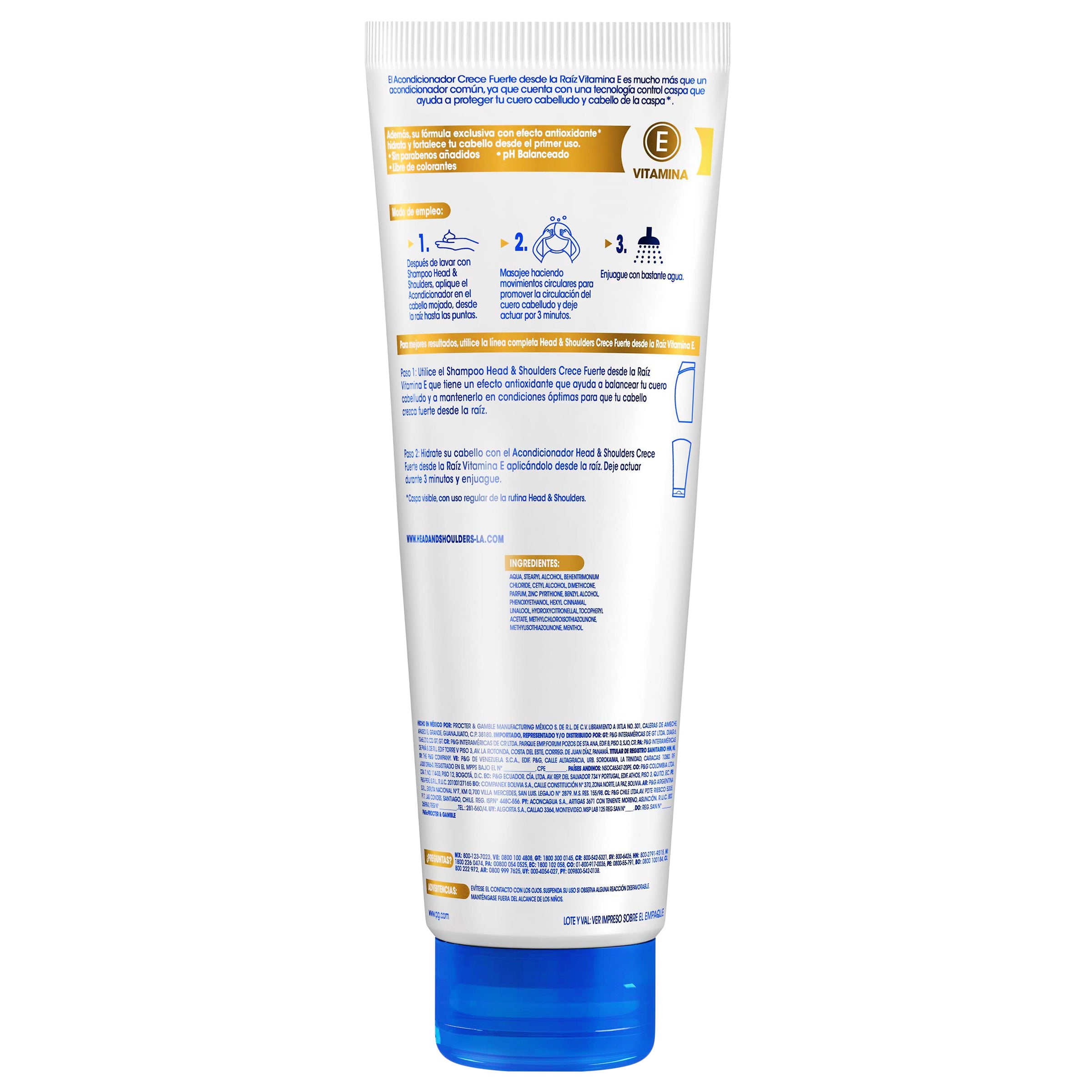 Acondicionador  Head&Sholders Crece Fuerte 300 Ml-2