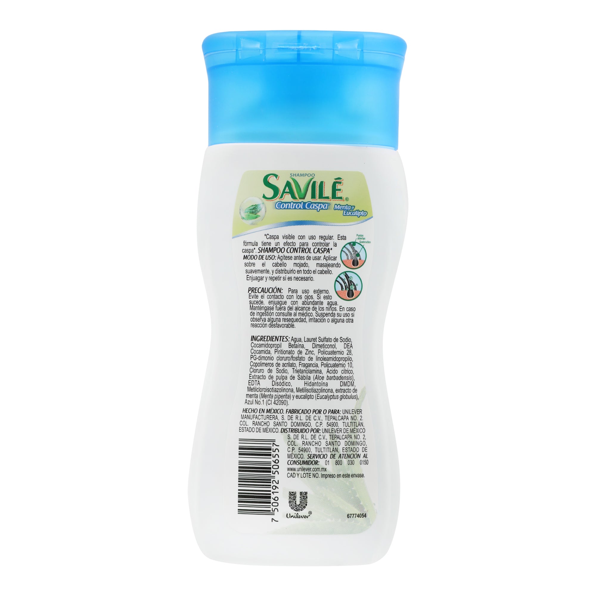 Shampoo Savile Control Caspa Crec Salud 180 Ml-4