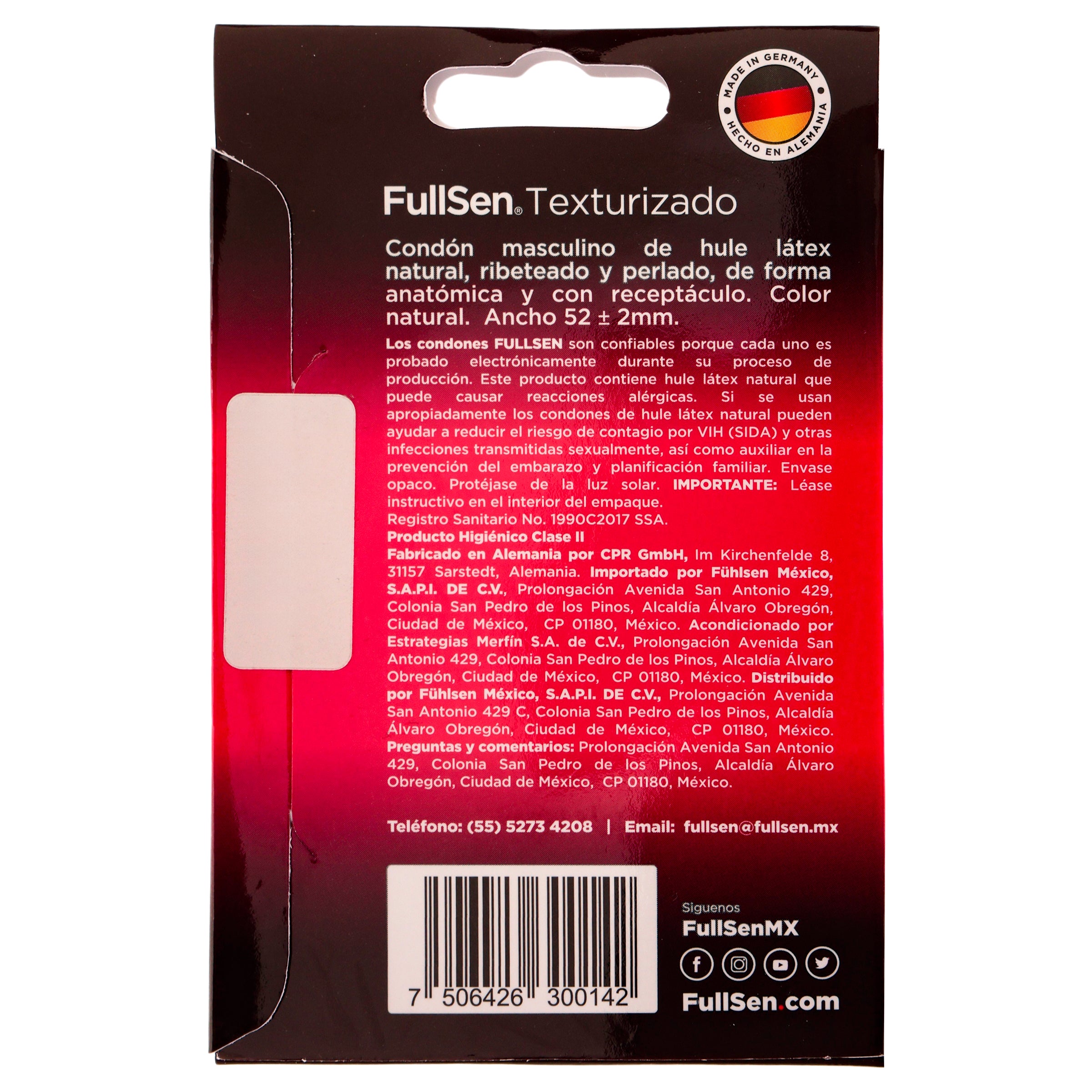 Preservativo Fullsen Texturizado C/3-2