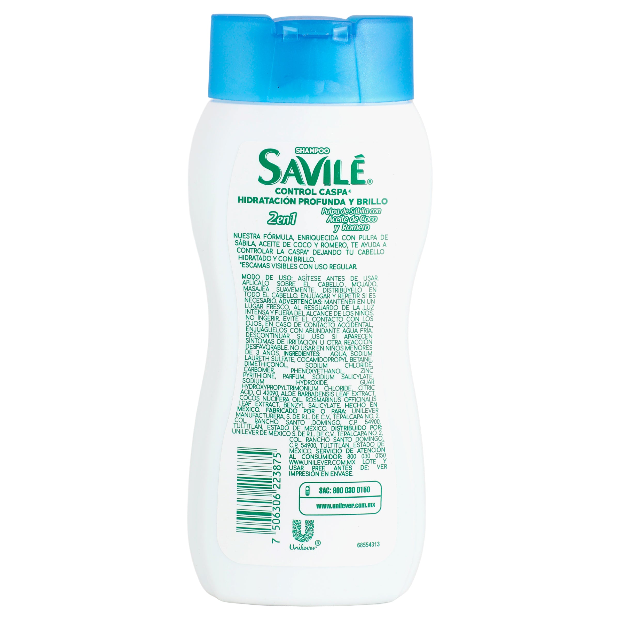 Shampoo Savile Ctrl-Cas 2En1Coco 180 Ml-4