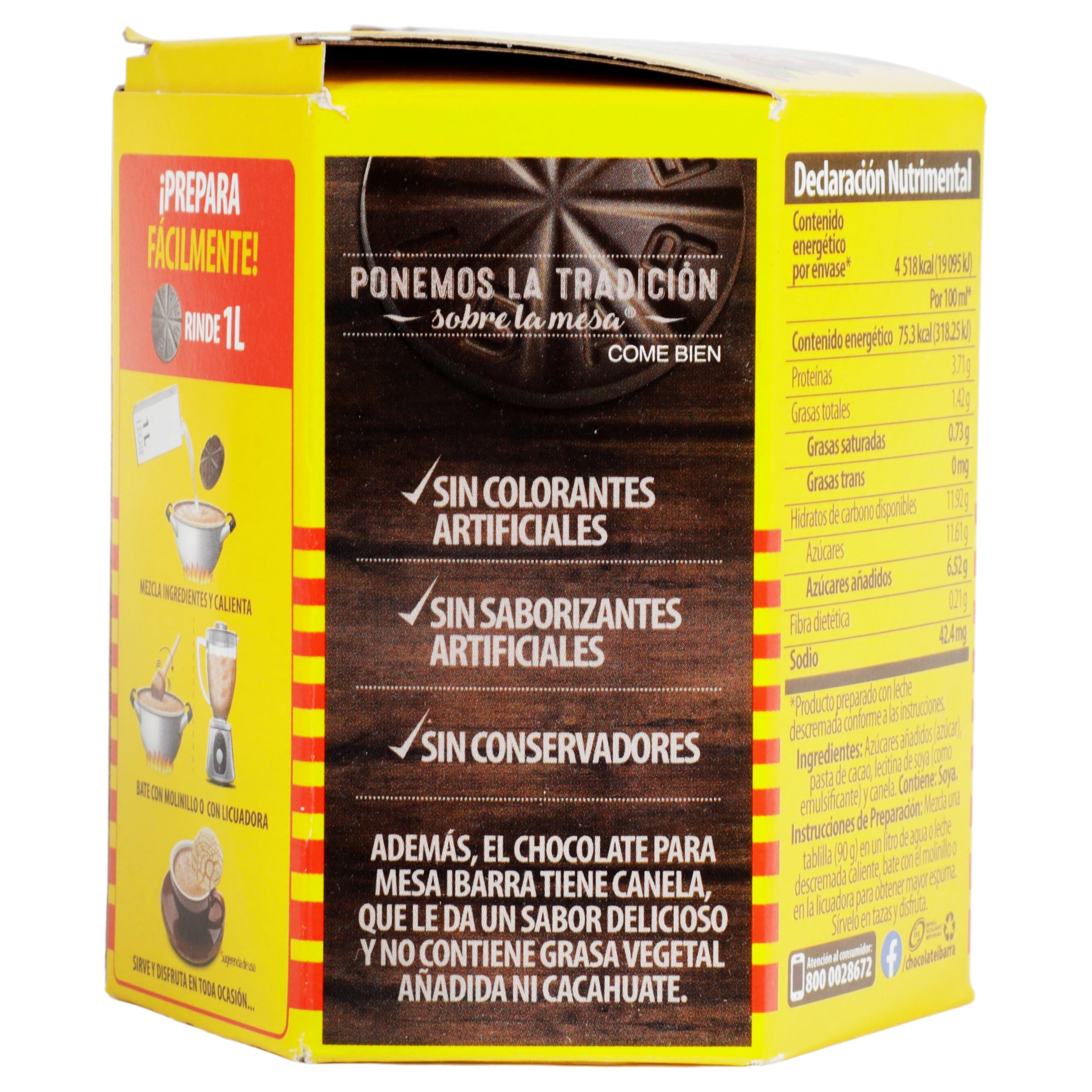 Chocolate Ibarra 540 G C/ 6 Tablillas-7