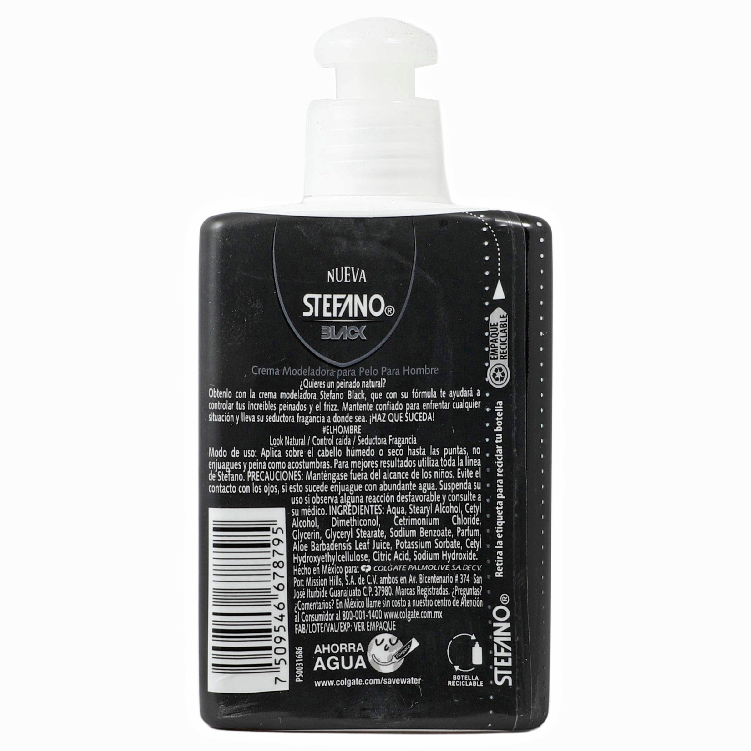 Crema Para Peinar Stefano Black M-Pel Hombre 150Ml-11