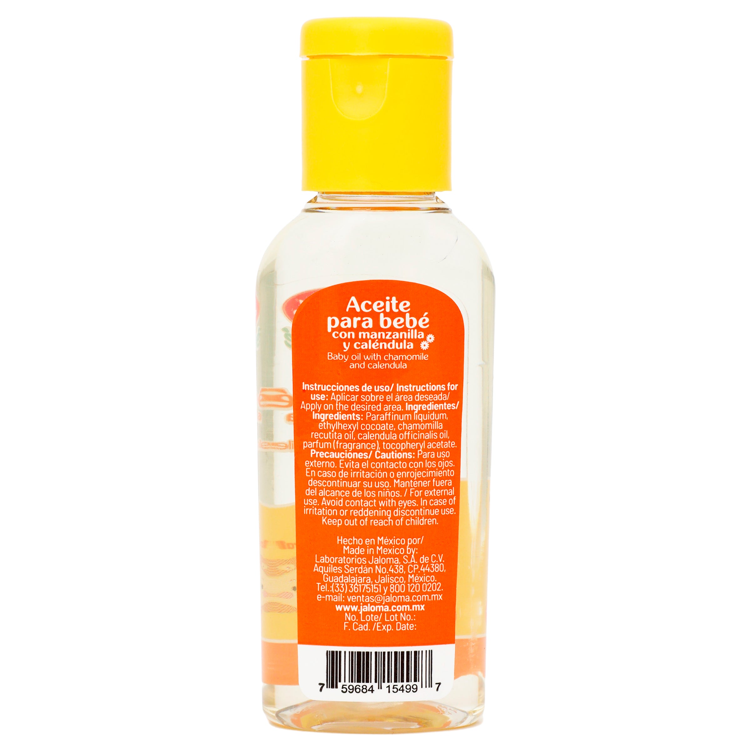 Jaloma Ac Para Bebe Con Manzanilla Y Calendula 60 Ml-4