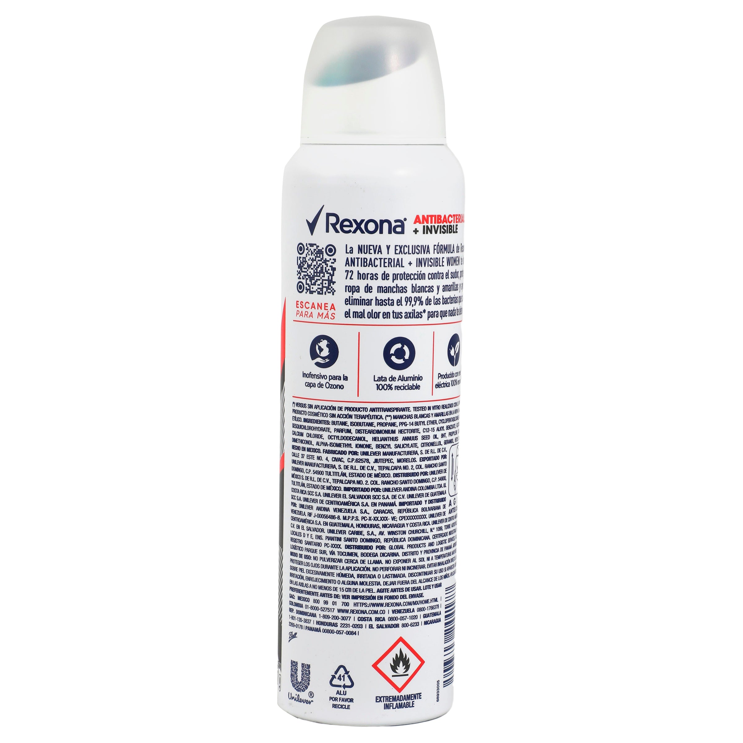 Desodorante Rexona Antib Invi Spray  150 Ml-7