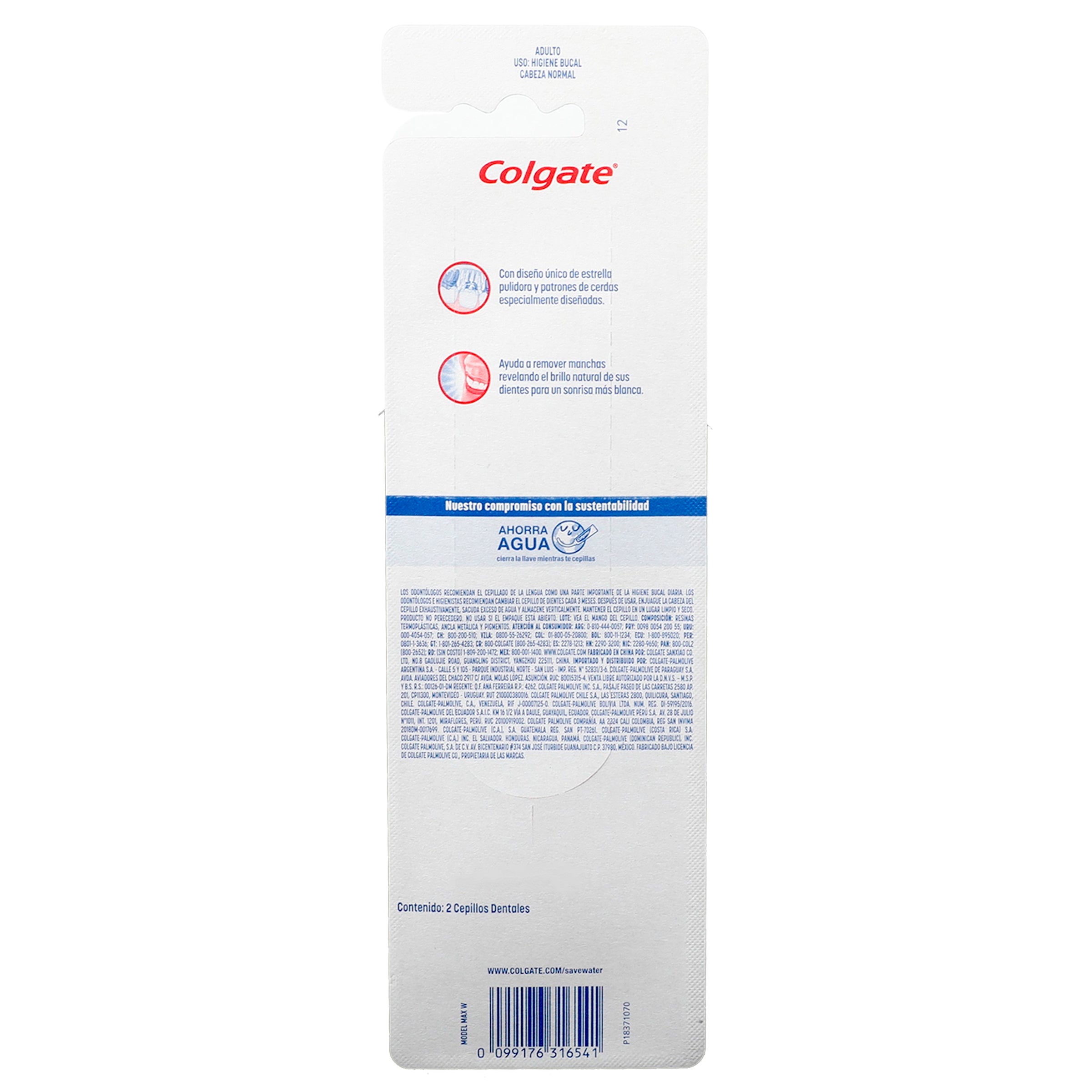 Cepillo Dental Colgate Maxwhite 2X1-2