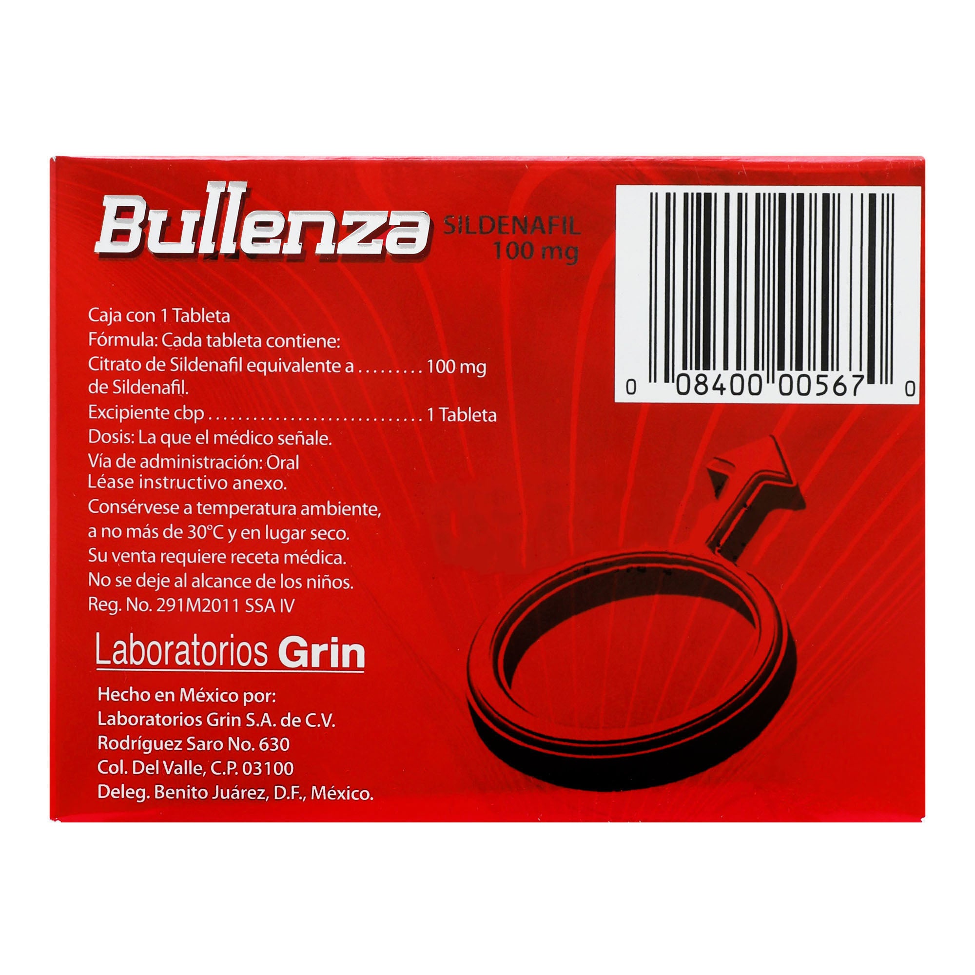 Bullenza 100 Mg Tabletas 1-5