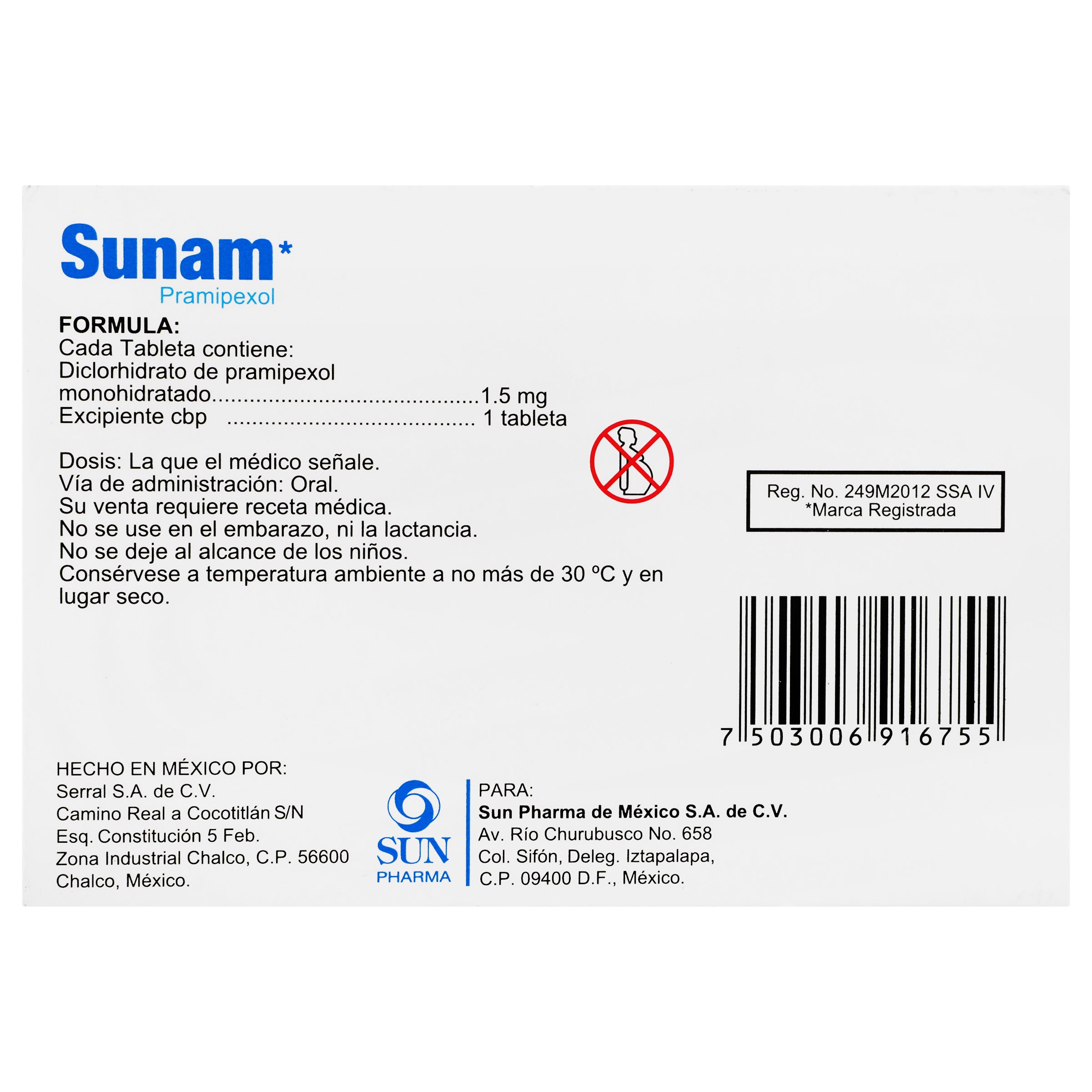 Sunam 1.5 Mg Con 30 Tabletas-6