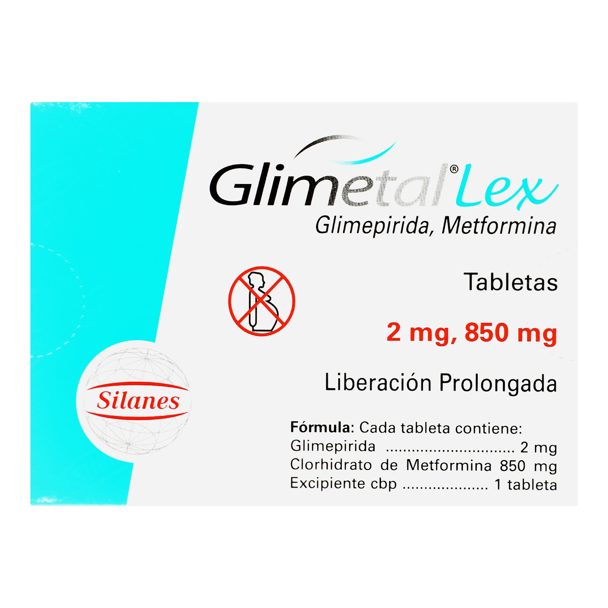 Glimetal-Lex 850/2 Mg Con 30 Tabletas-6