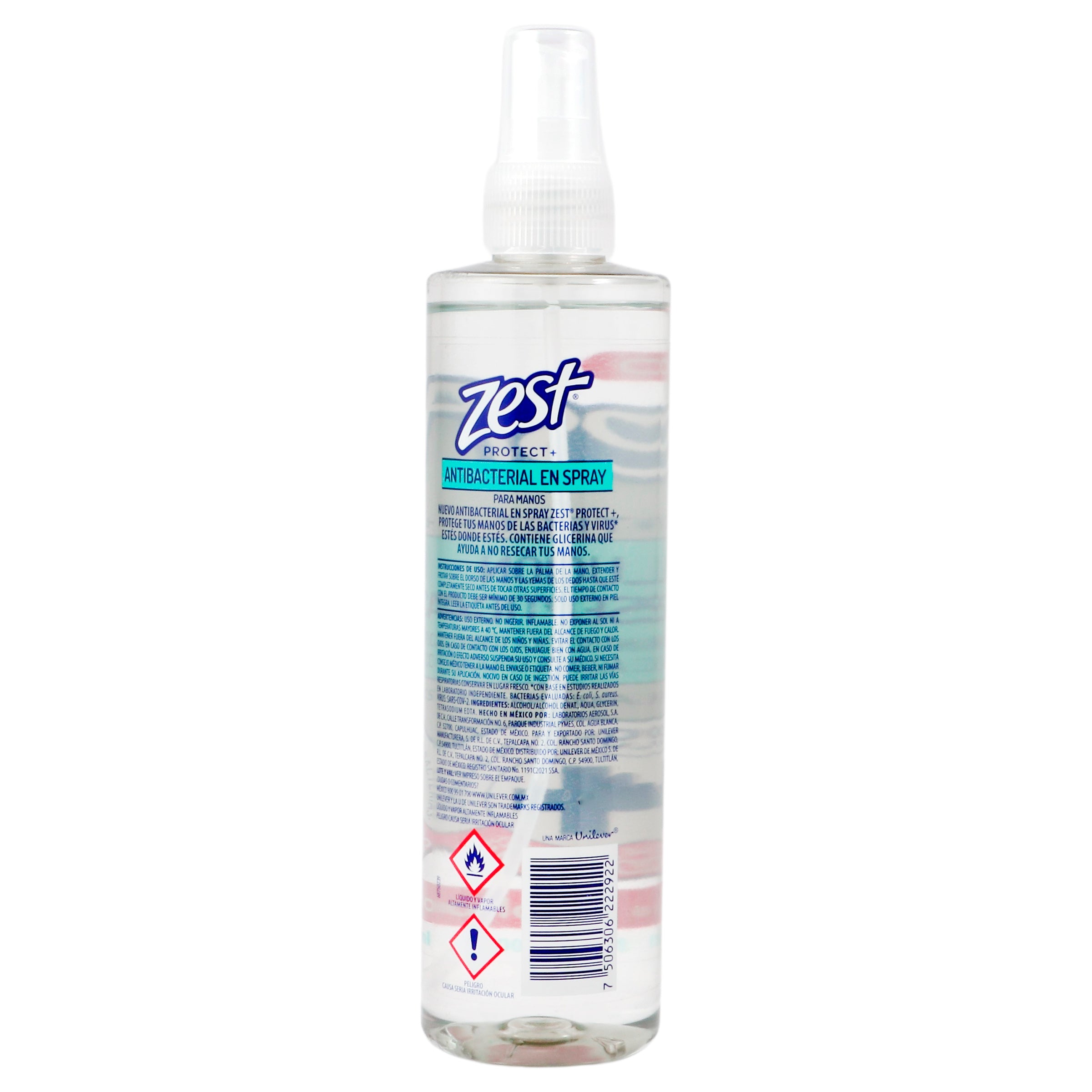 Alcohol Zest Protec Manos Spray 300 Ml-8