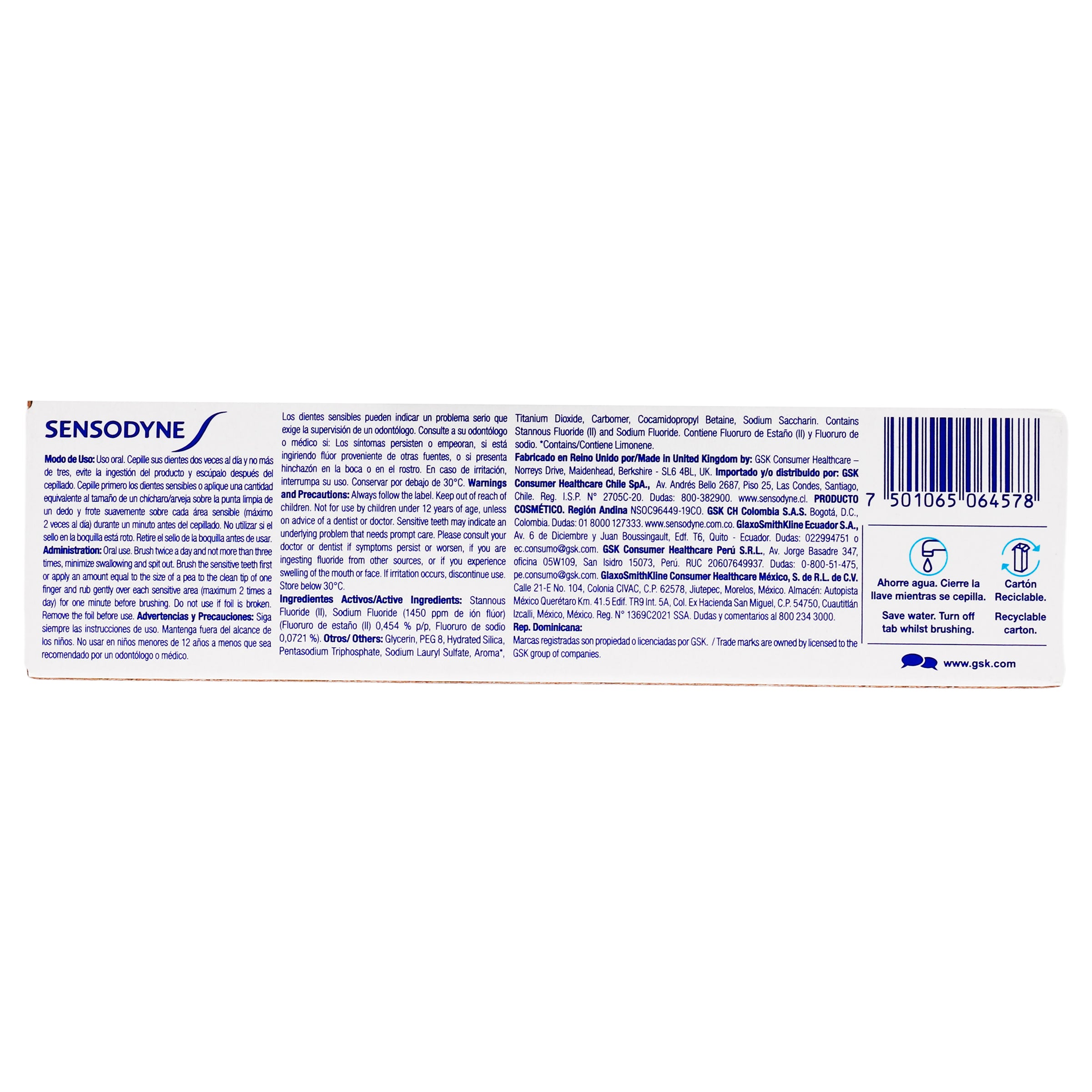 Sensodyne Sensibilidad Y Encias 100 G-7