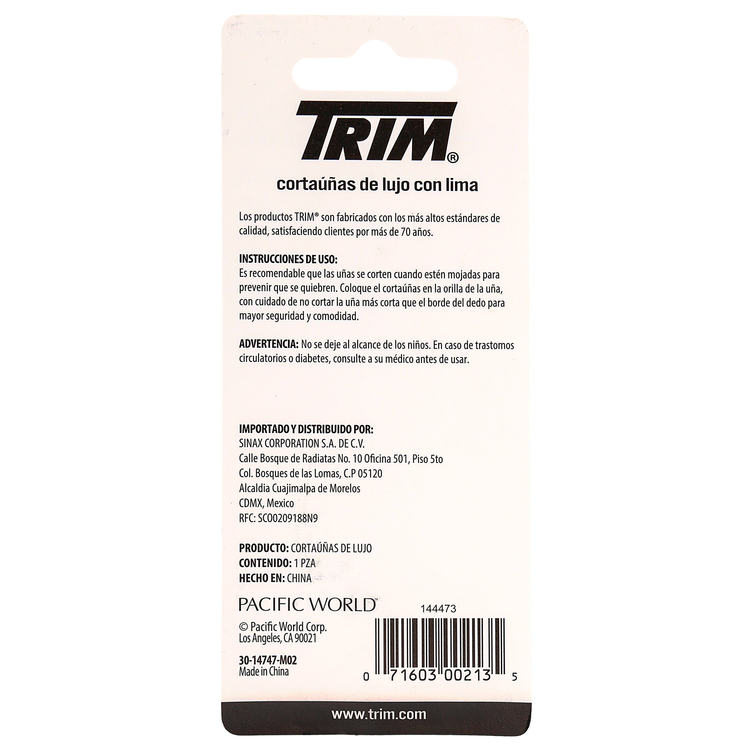 Corta Uñas Trim Con Lima P/Pies Grande-7