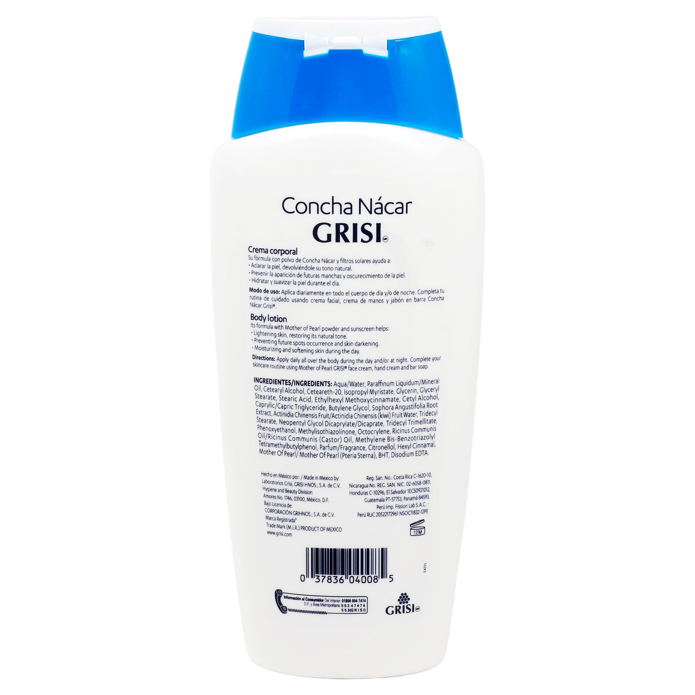 Crema Grisi Concha Nacar Aclarando 400 Ml-7