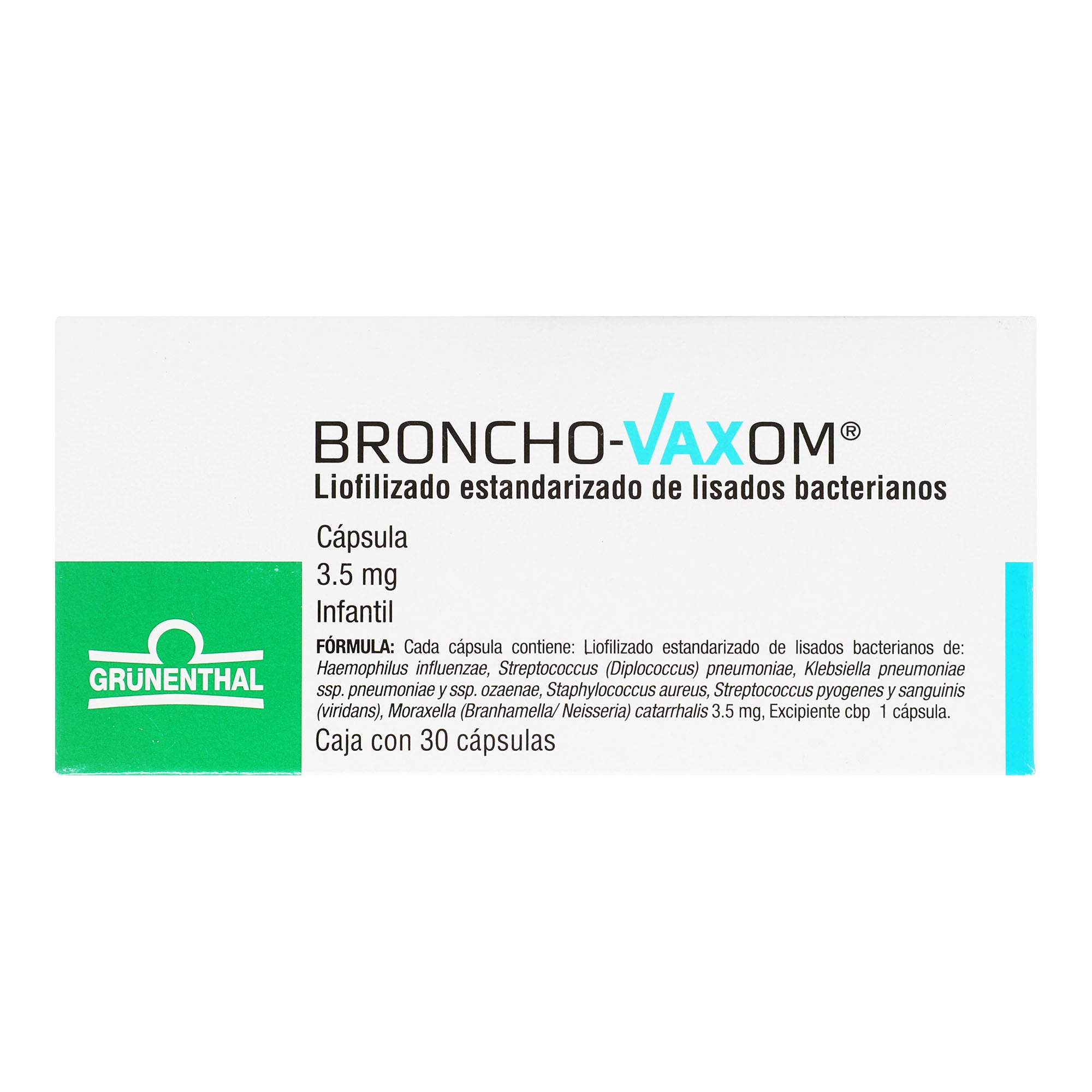 Broncho Vaxom Infantil 3.5 Mg Con 30 Capsulas-5