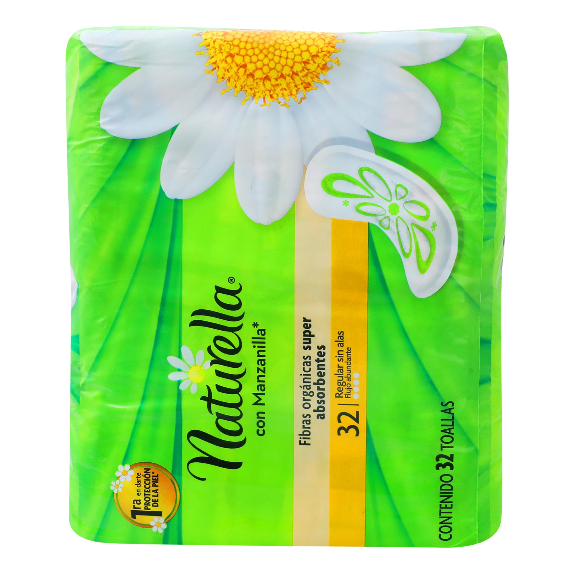 Toallas Sanitarias Natur Manzanilla Reg Sin Alas 32 Pza-3