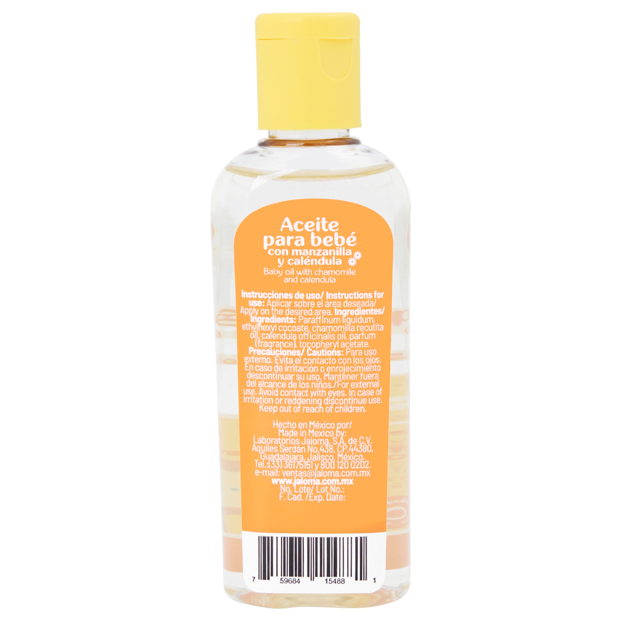 Jaloma Ac Para Bebe Con Manzanilla Y Calendula 120 Ml-4