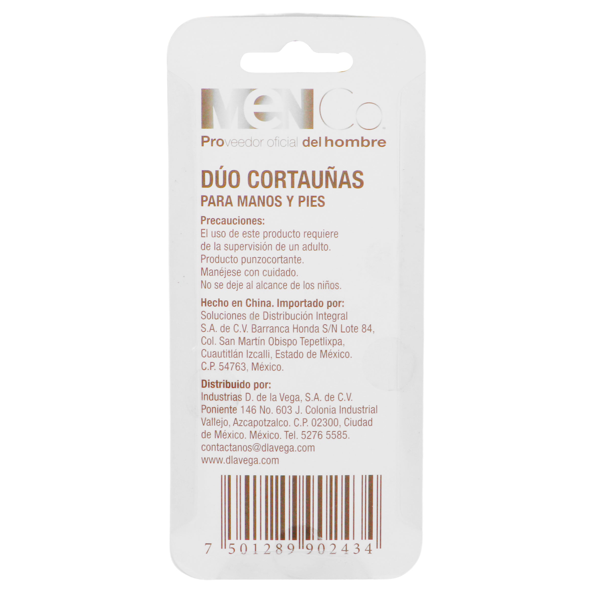 Corta Uñas Men Co Ace Inox Con 2 Piezas-7