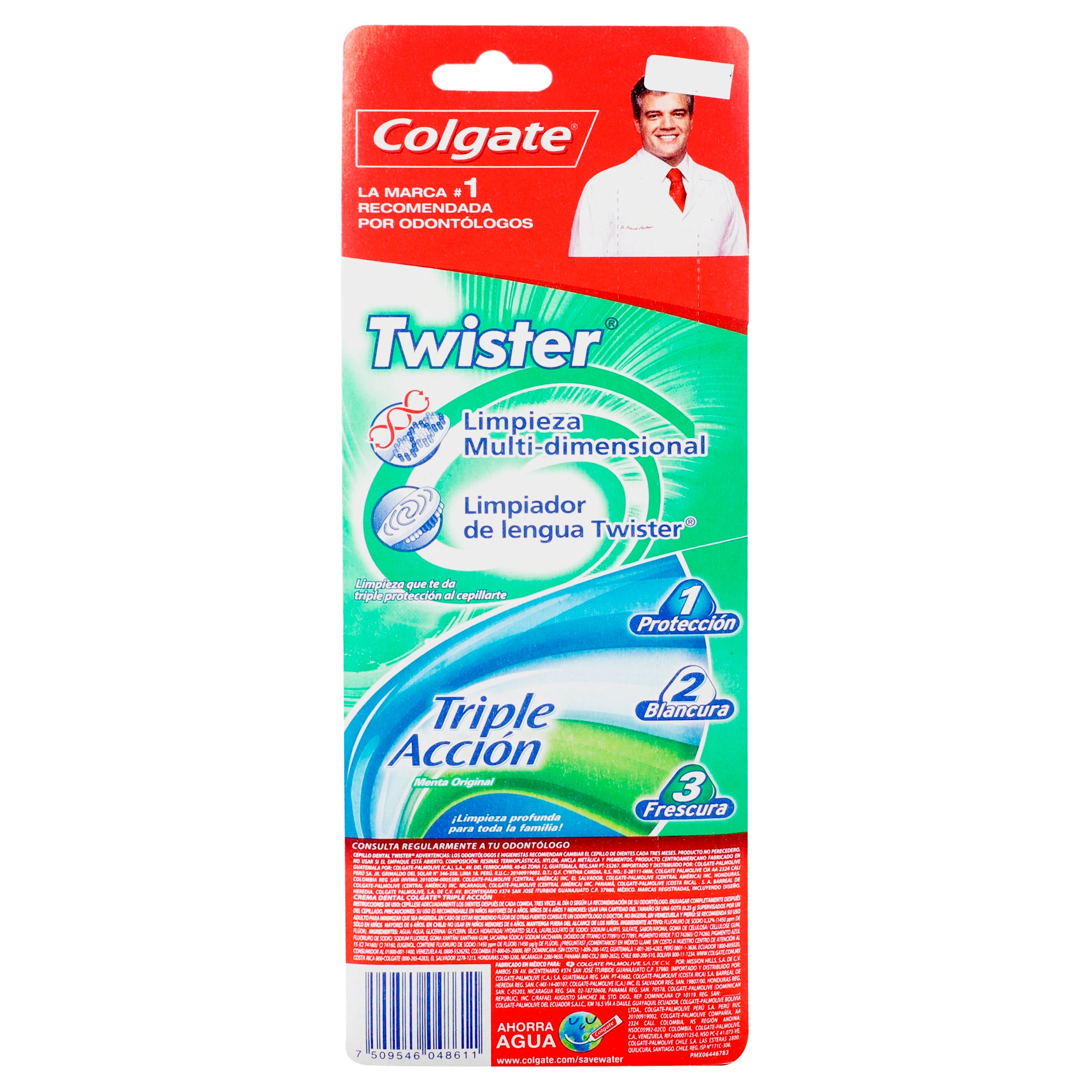 Colgate Cepillo Twister Blister Con 1-2