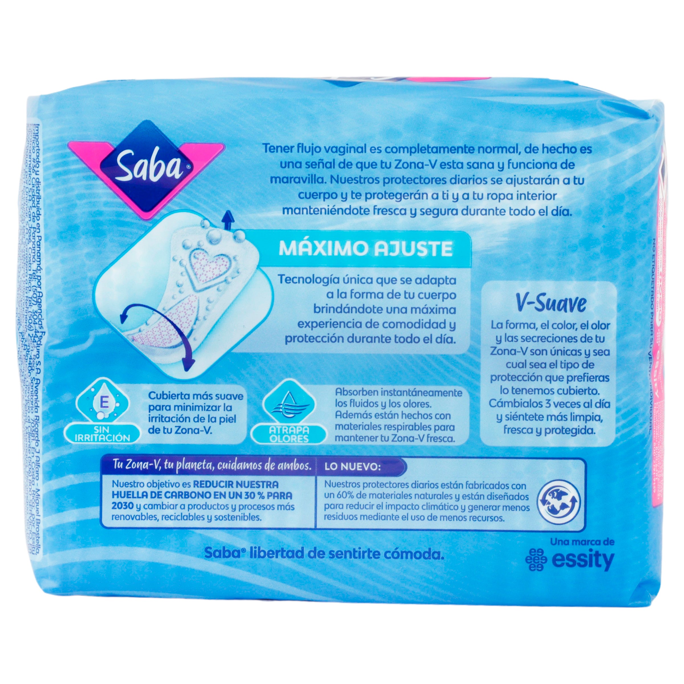 Panty Protector Saba Diarios Lgo Con 50-7