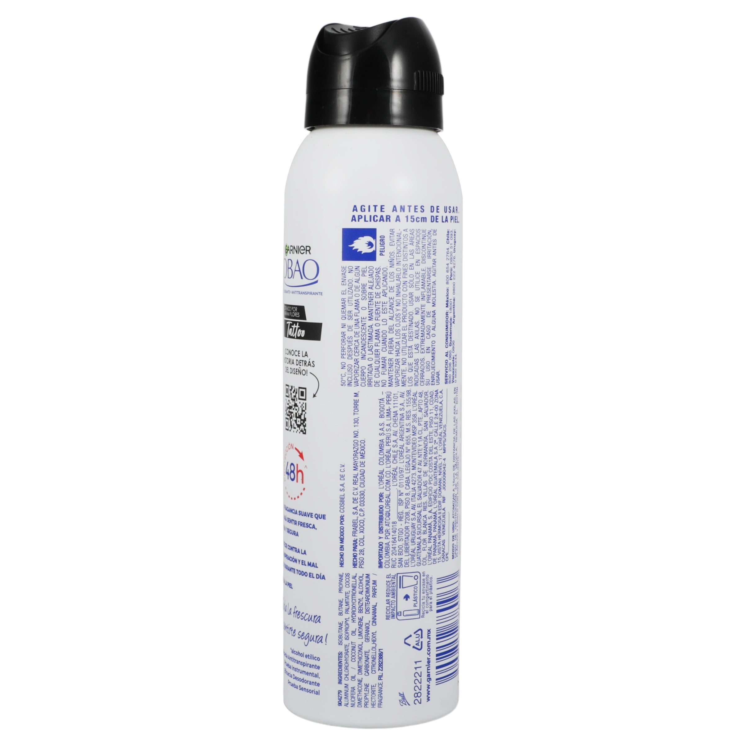 Desodorante Obao Wom Tattofres Spray 150 Ml-2