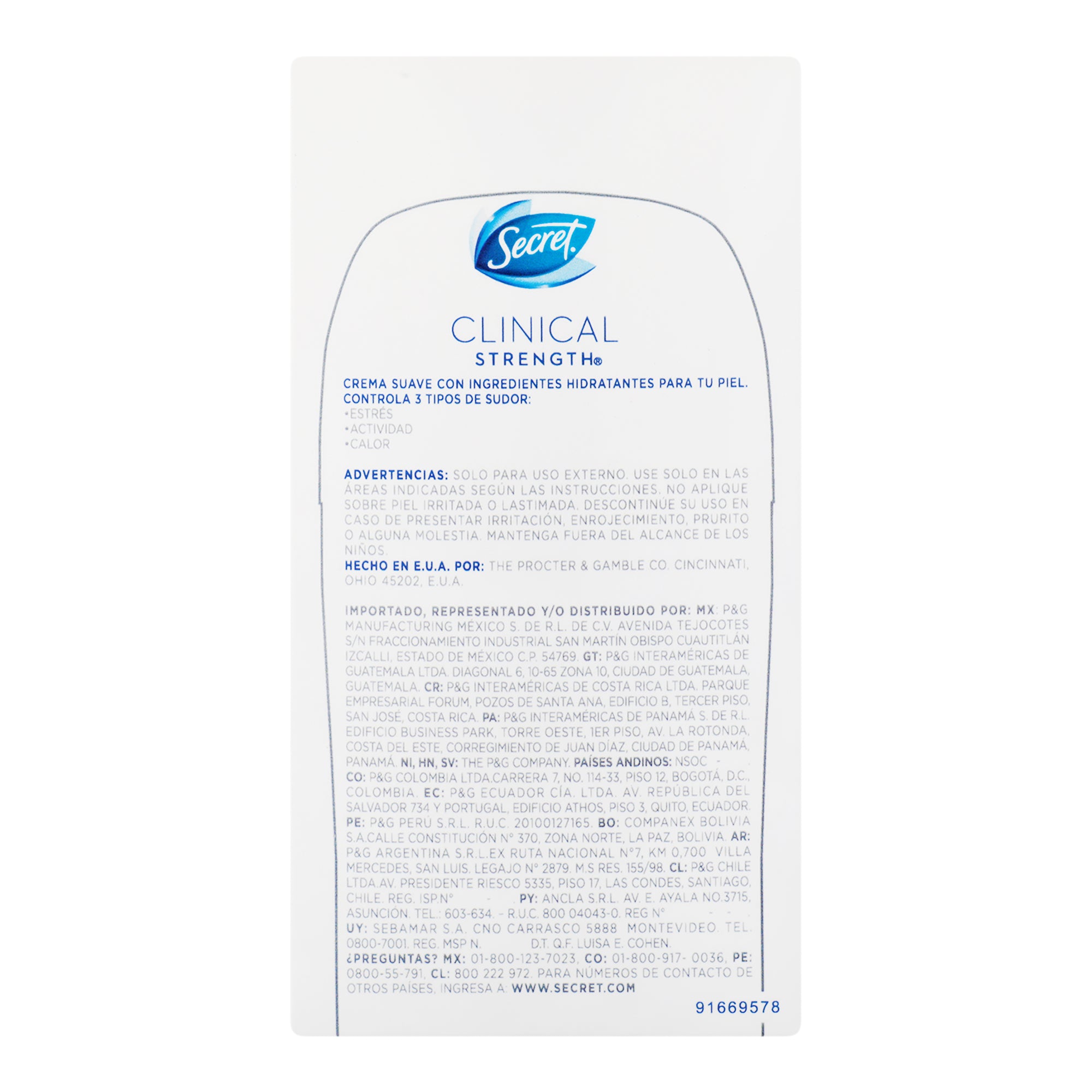 Desodorante Secret Clinical Fresh 45 G-4