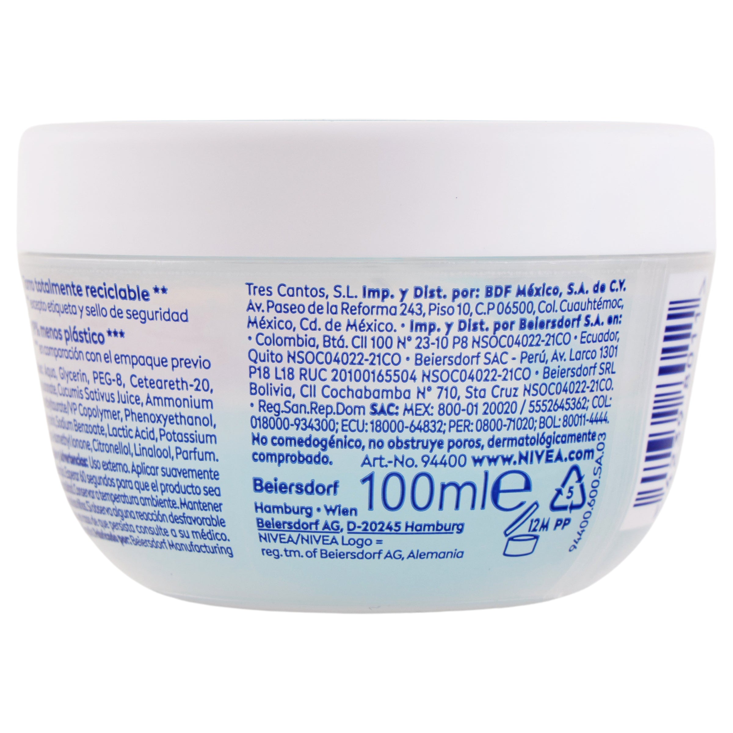 Gel Nivea Facial Refrescante Hidratante Hyaluron 100 Ml-7