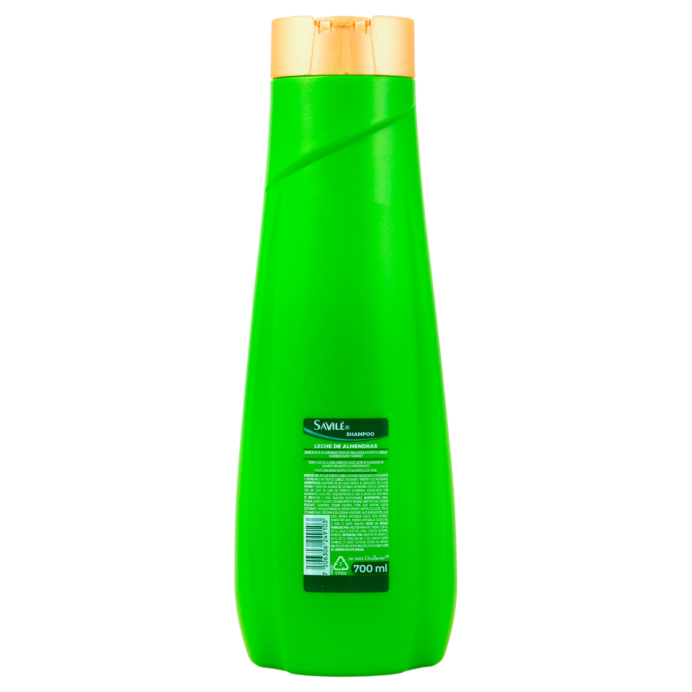 Shampoo Savile Leche Alm-Sab Nut 700 Ml-7